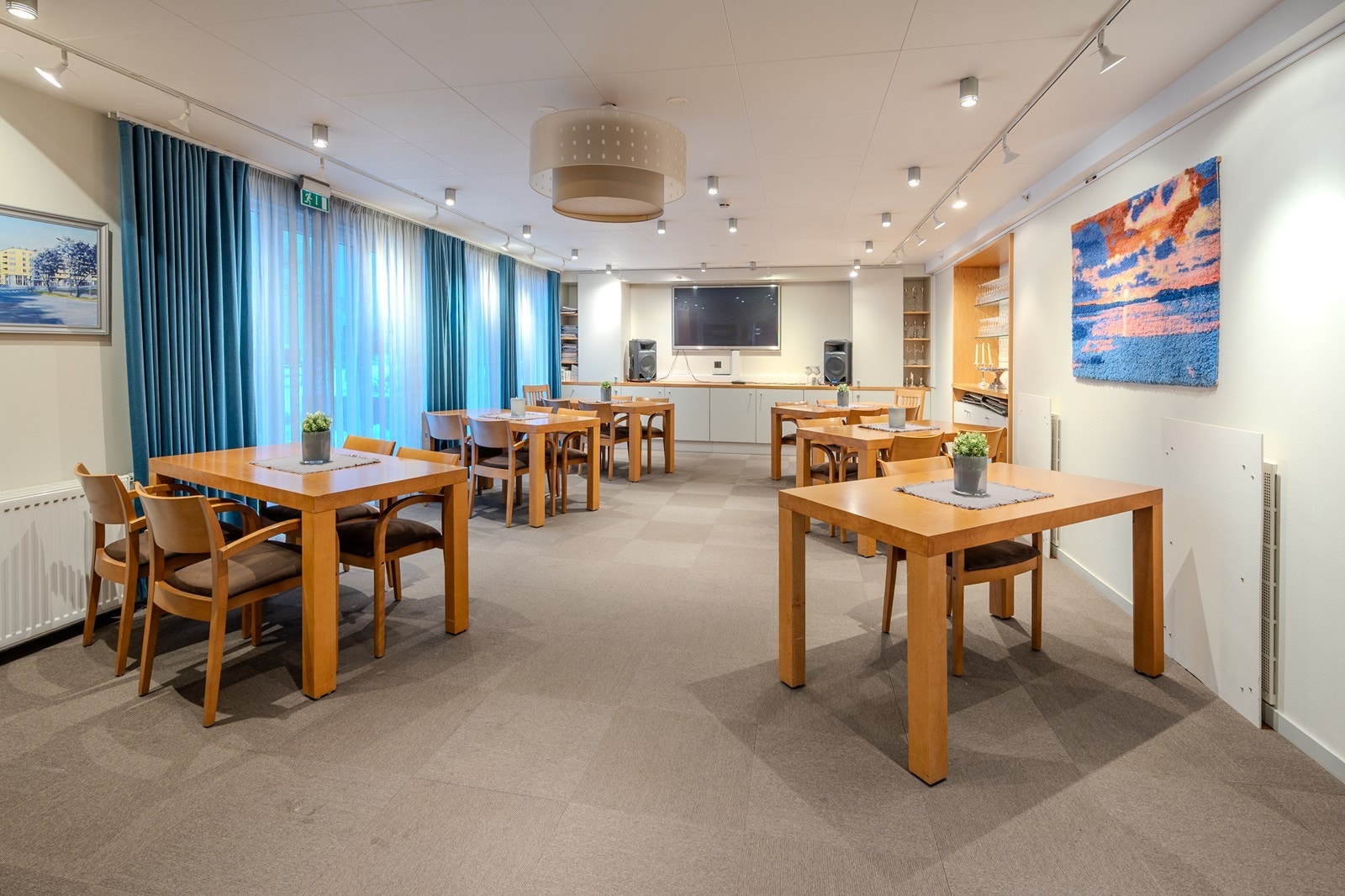 Stort felles kjøkken Galleribilde