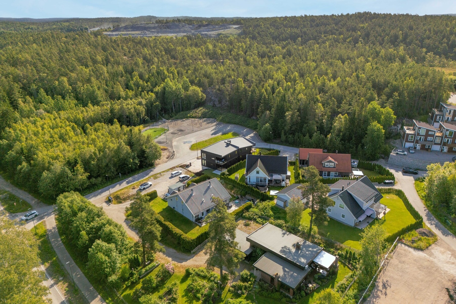 Boligen ligger i et etablert boligområdet på Missingmyr Galleribilde