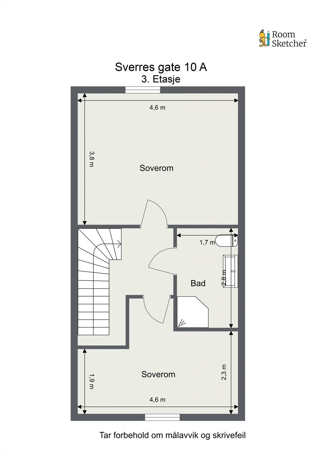 - Planskisse 3. Etasje - Galleribilde
