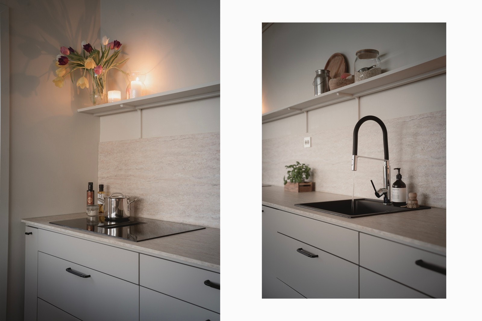 Kjøkkenet er byttet i 2025 og framstår svært lekkert. Tidløse farger og flere godt gjennomtenkte løsninger.