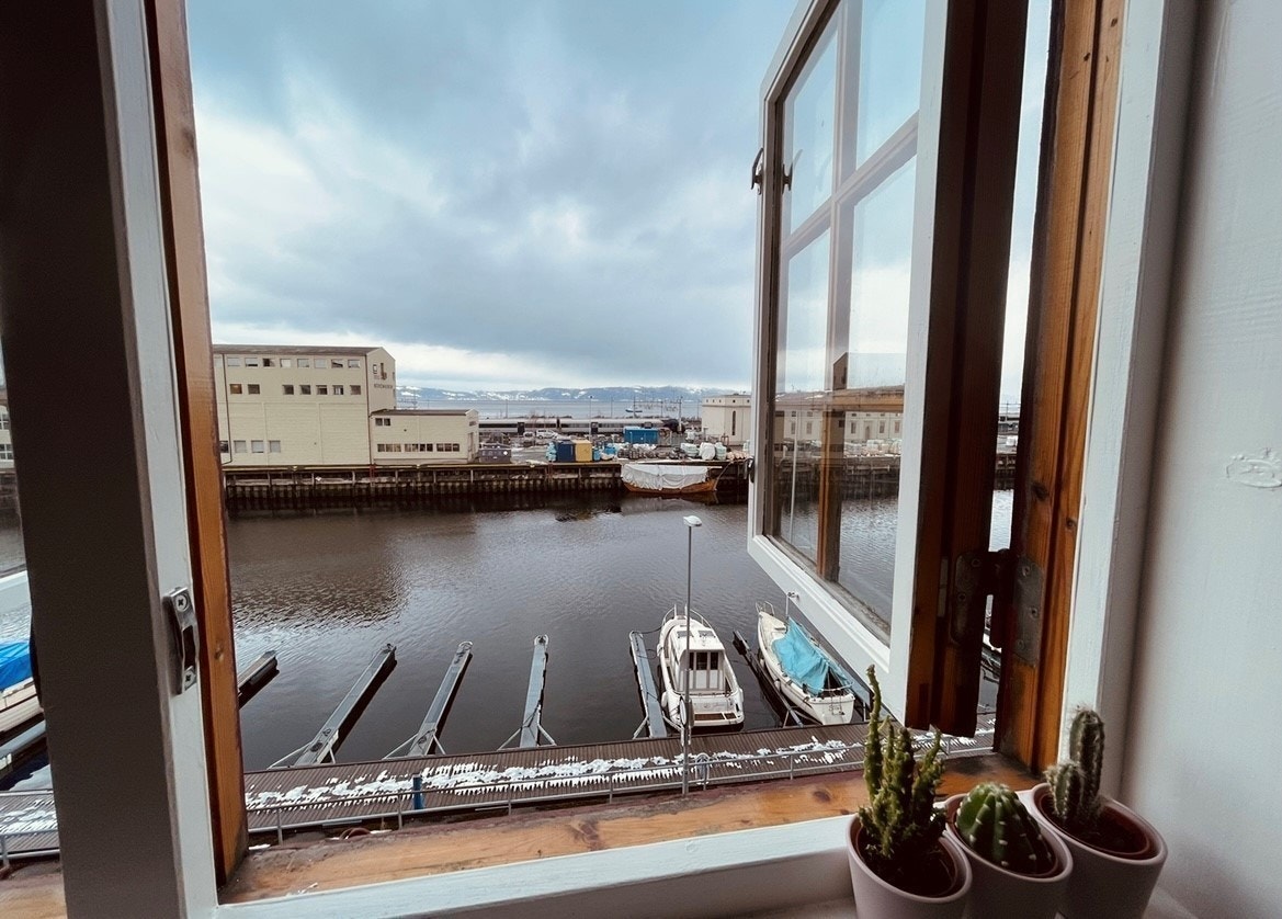 Utsikt fra hybel nr. 9 Galleribilde