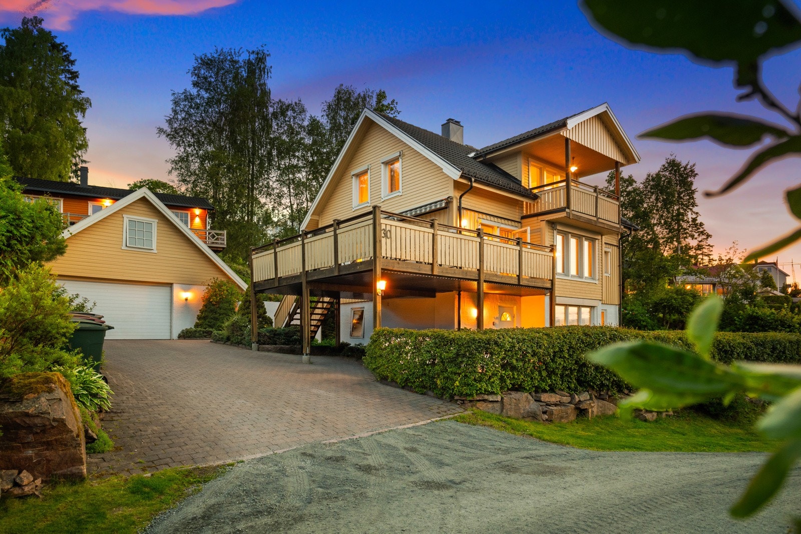 Velkommen til Nedre Gunnaråsen 30 i Sætre. Galleribilde