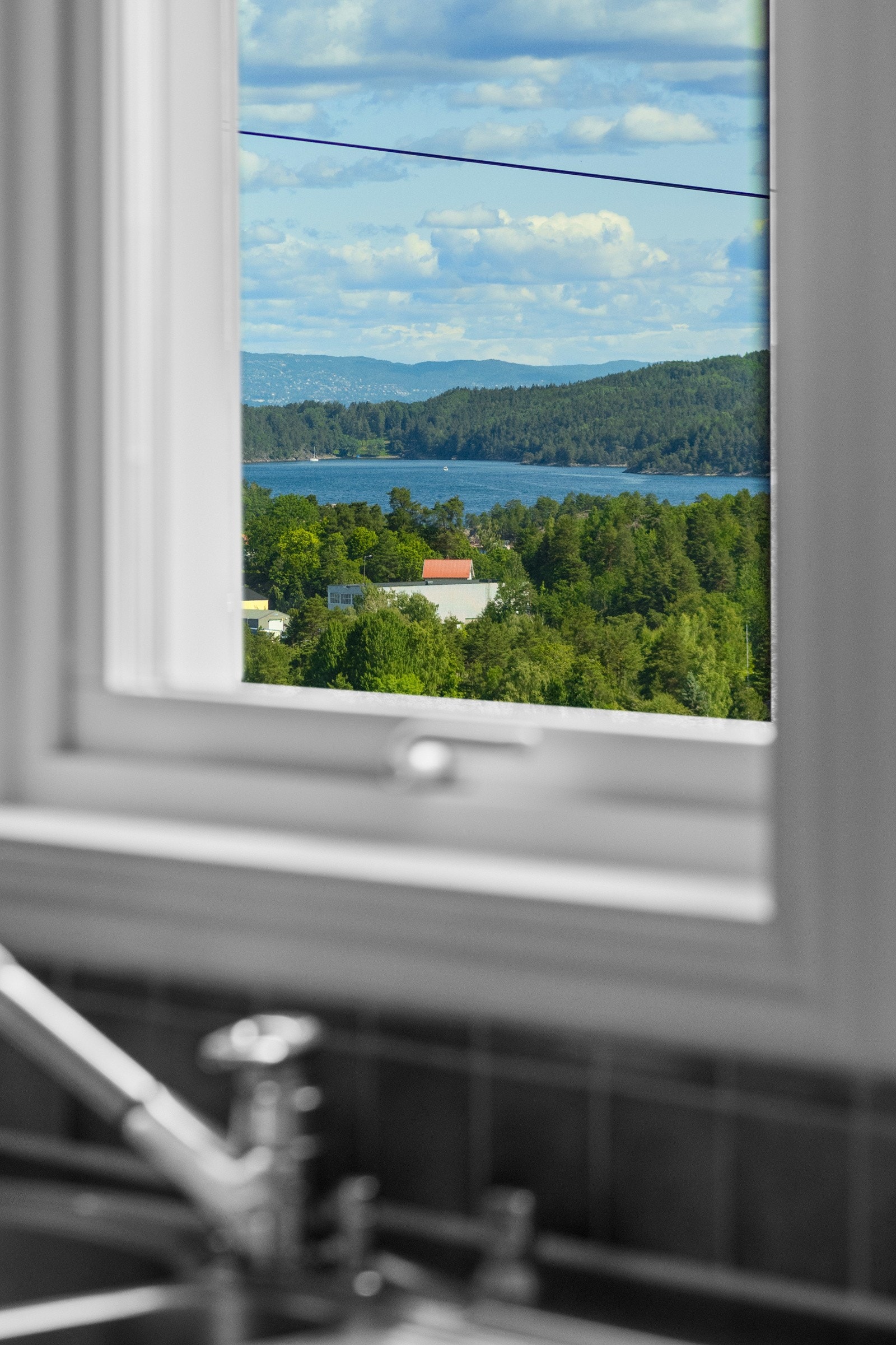 Her kan man nyte utsikten under oppvasken! Galleribilde