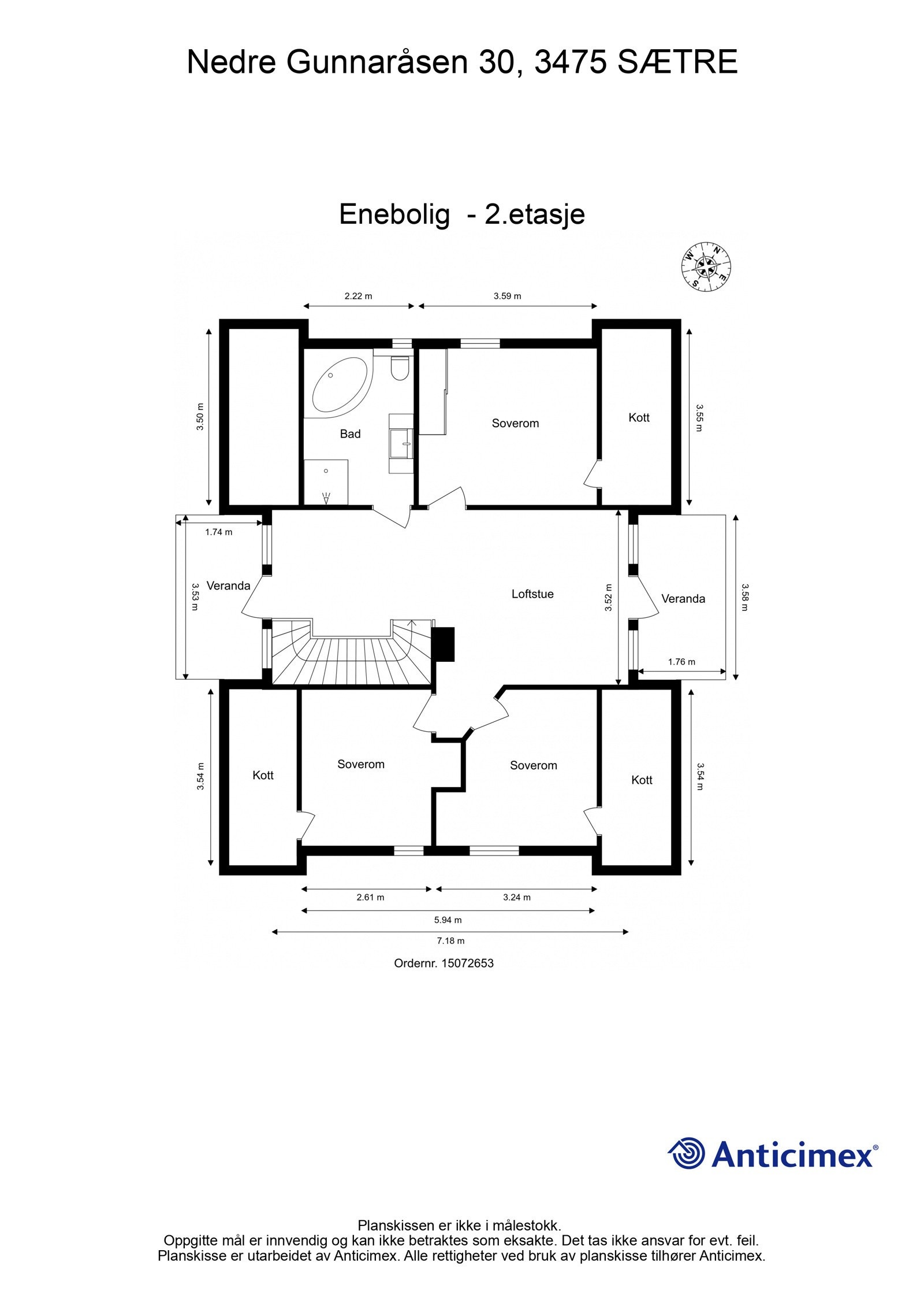 Plantegning 2.etasje. Galleribilde