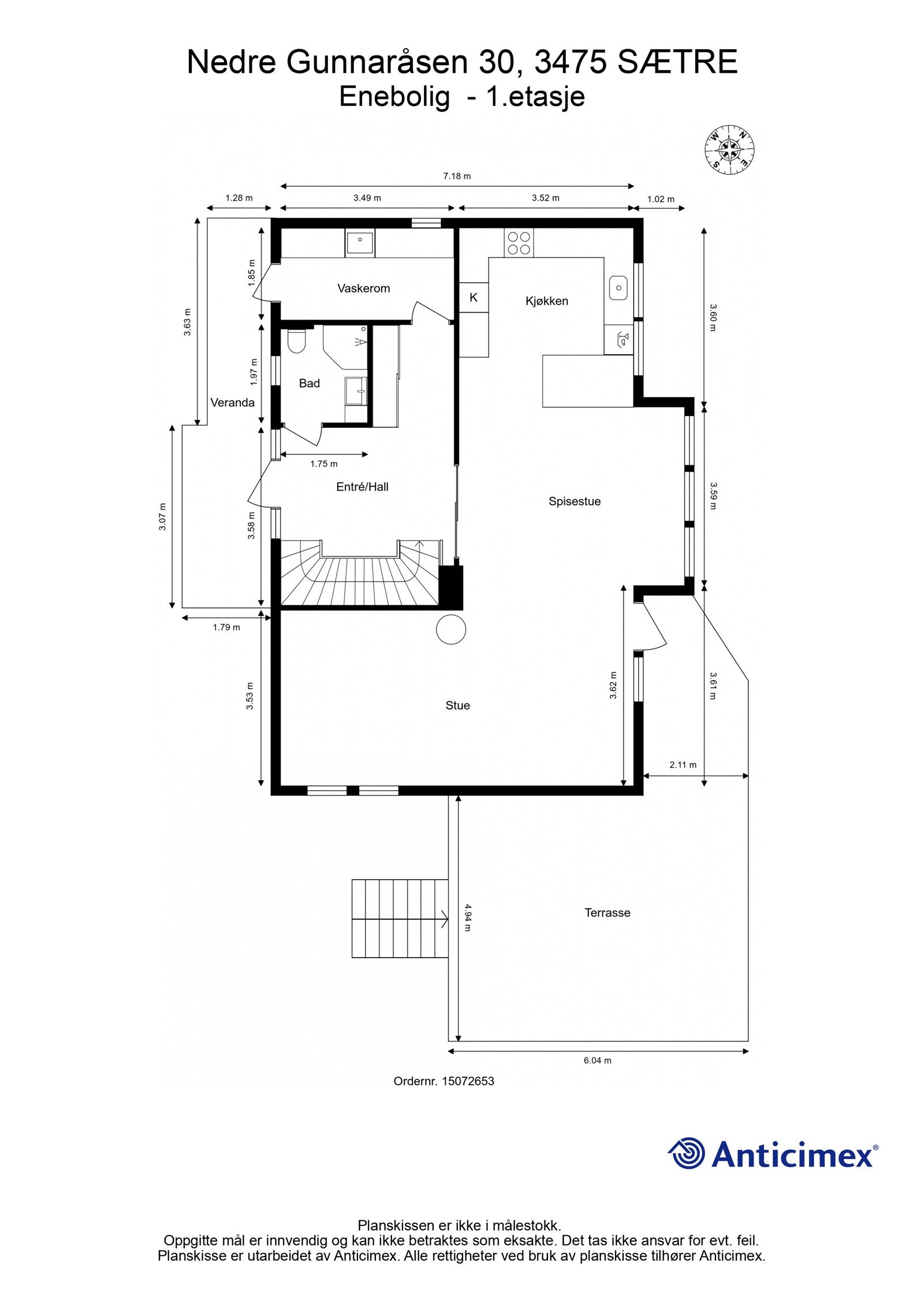 Plantegning 1.etasje. Galleribilde
