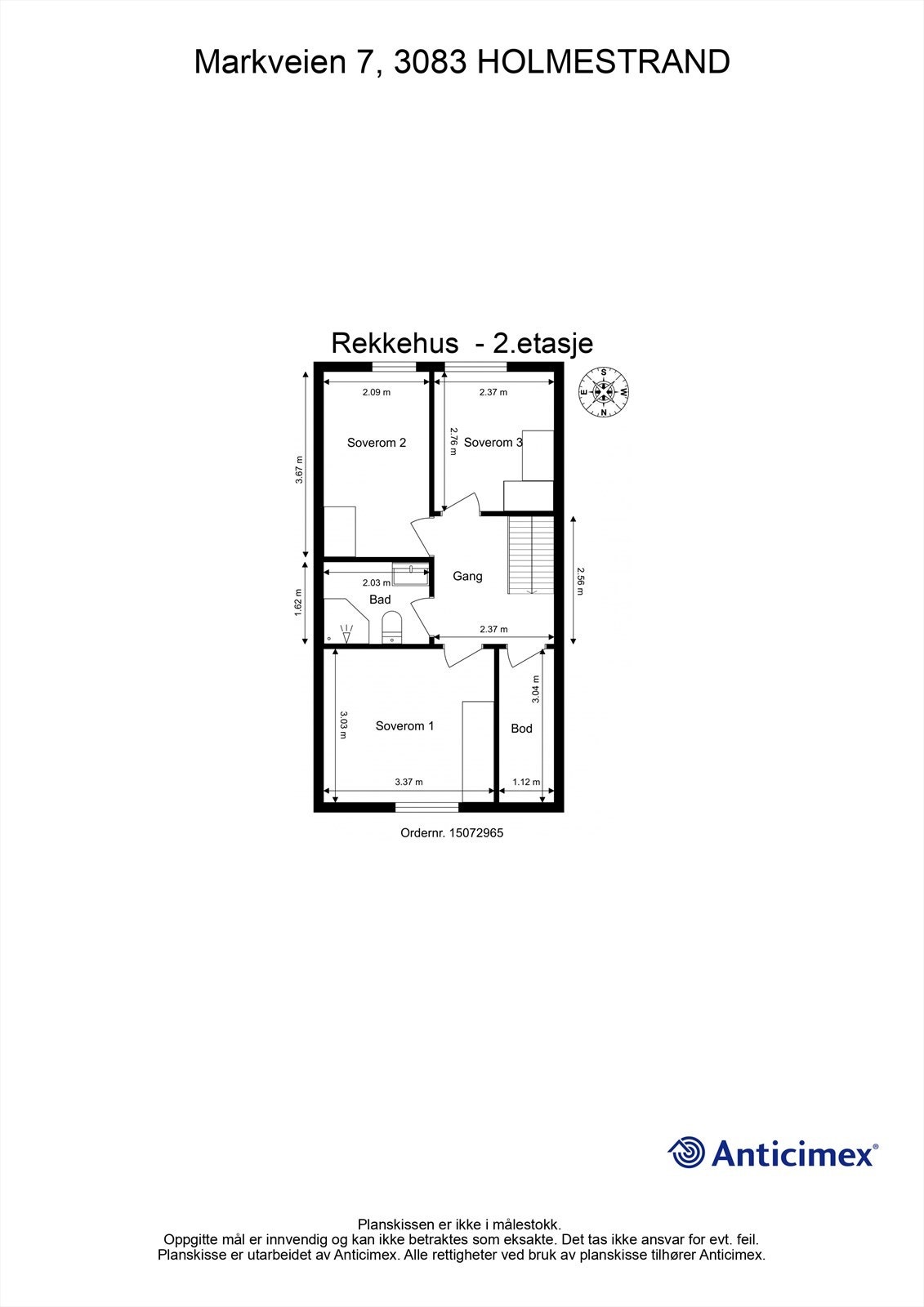 Plantegning 2.etg Galleribilde