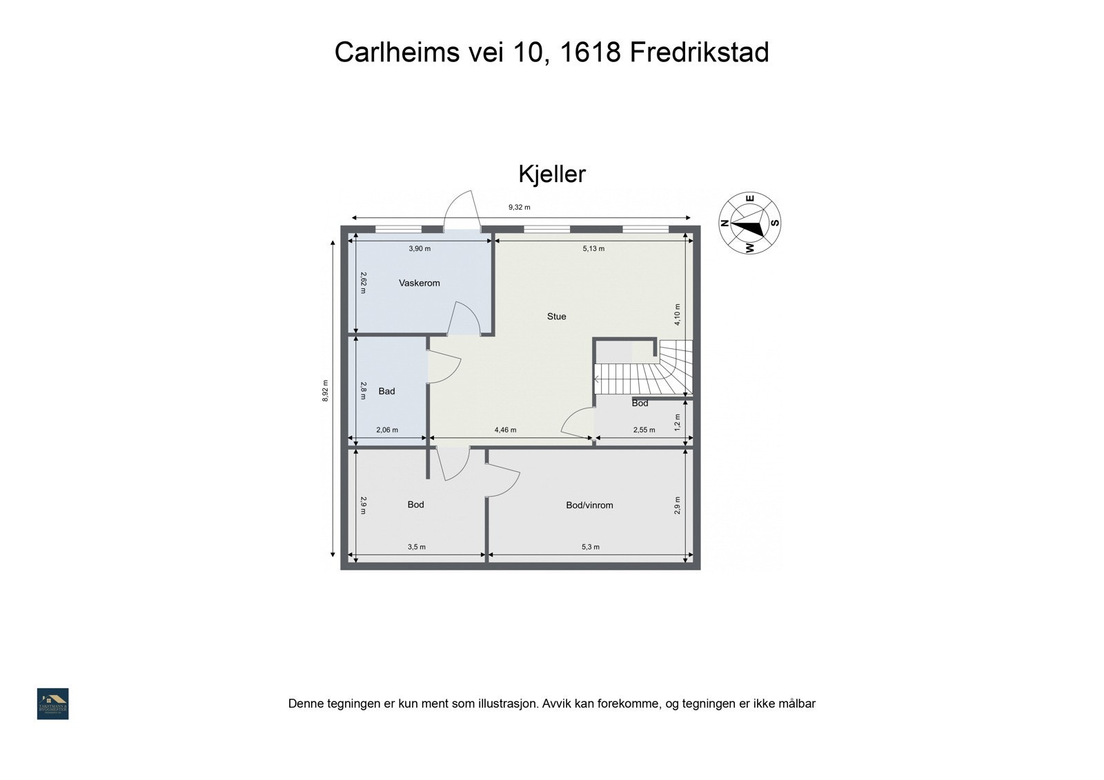 Plantegning kjeller Galleribilde