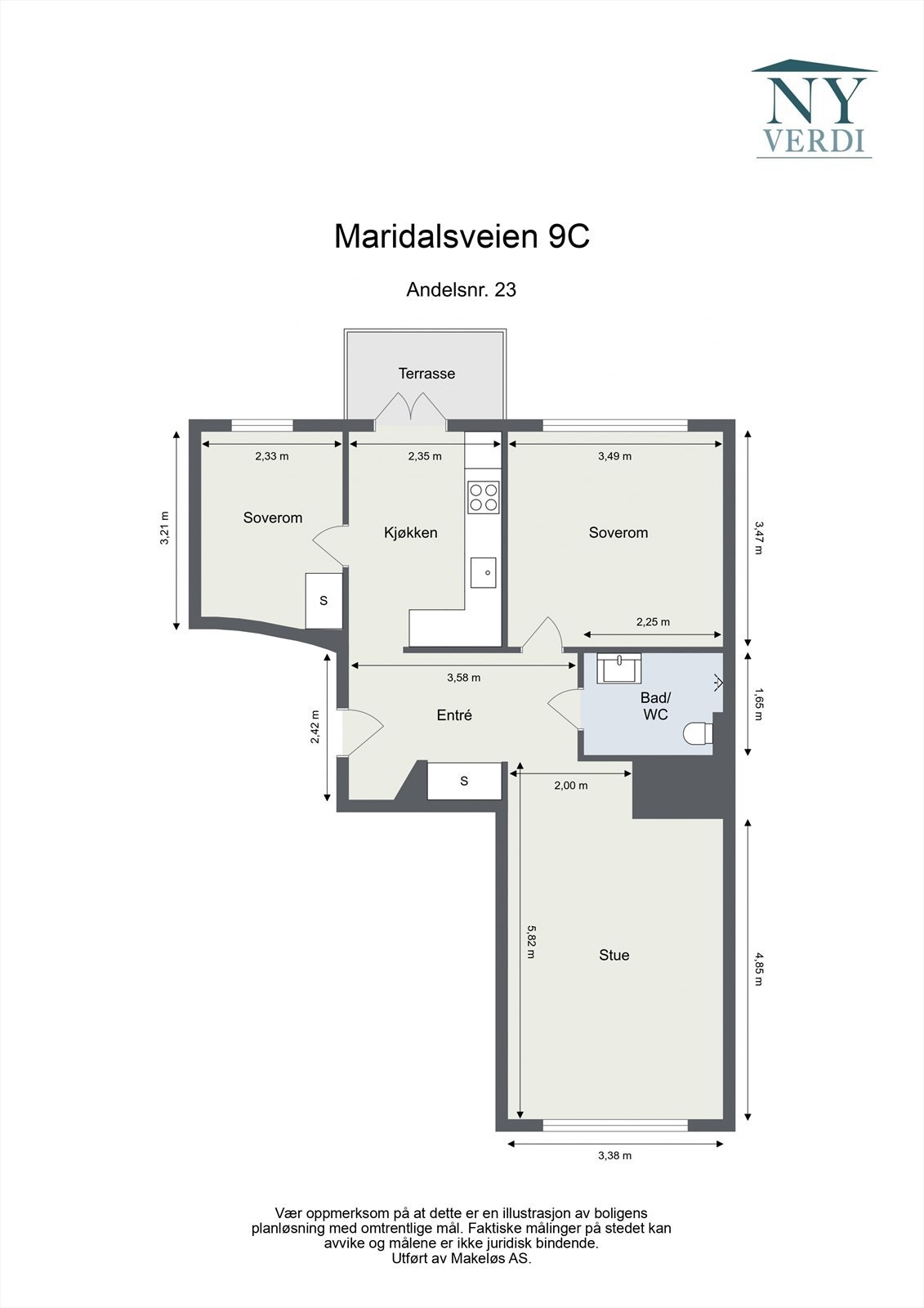 Plantegning. Galleribilde