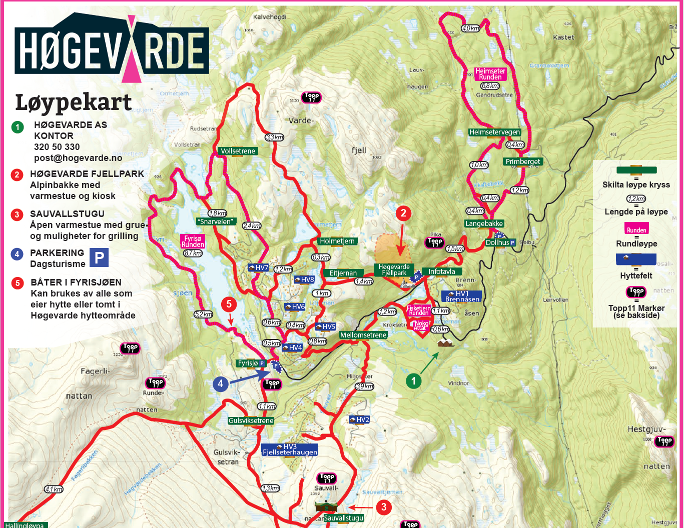 Hytten ligger ved enden av løypen inn til Hv3 - Optimale forhold og ca 10 meter til løypene fra hytten. Galleribilde