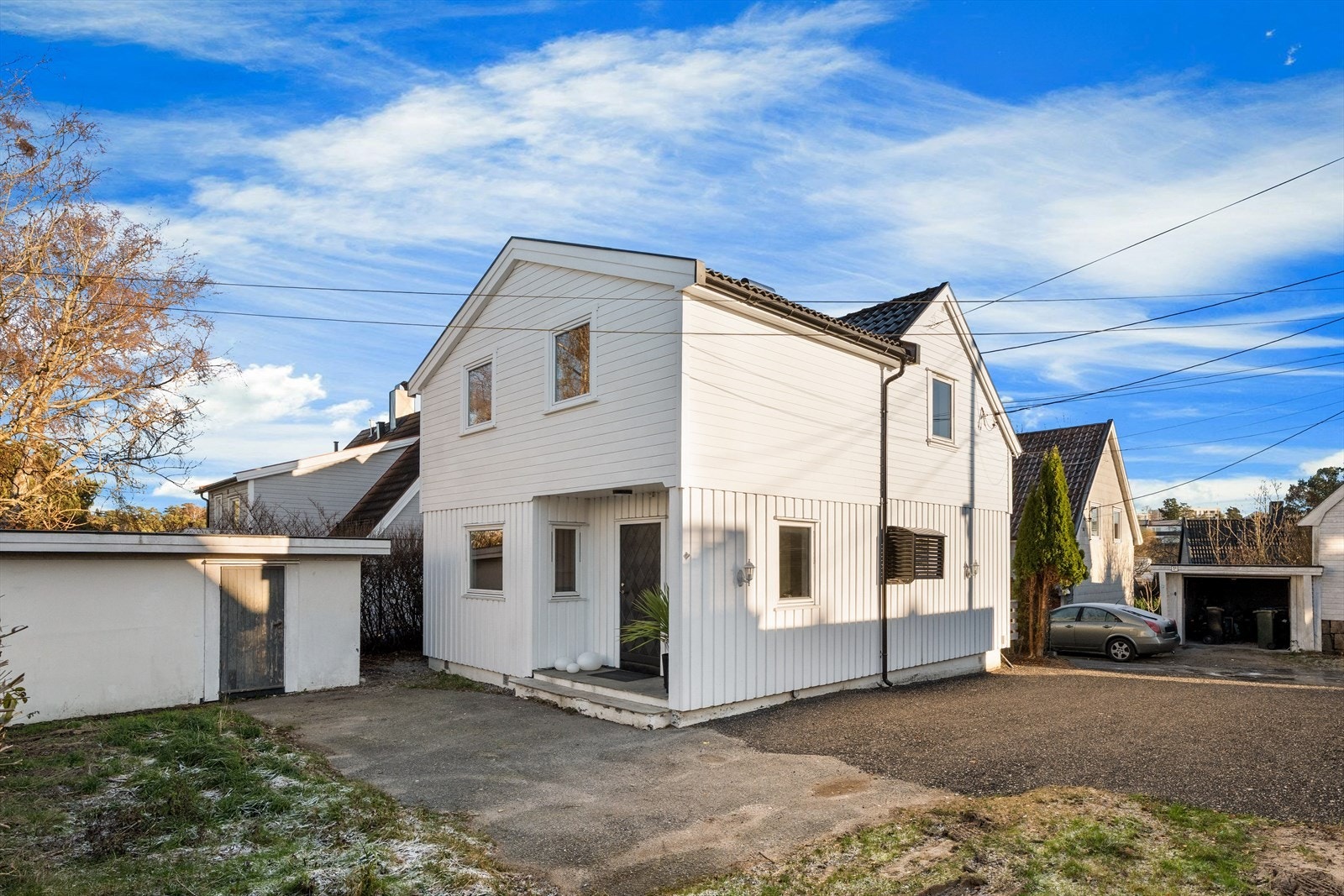 Dette er en enebolig i blindvei på Grønlifjellet i Fredrikstad. Galleribilde