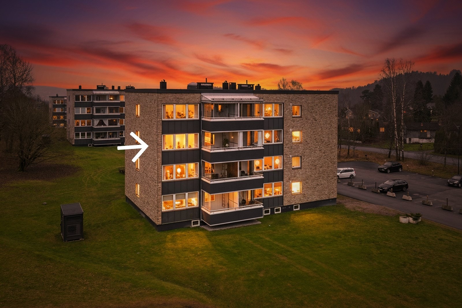 Aktiv eiendomsmegling v/Rose Røstberg ønsker velkommen til Wettergreens veg 7. Fotograf: Boligfotograf1 Galleribilde