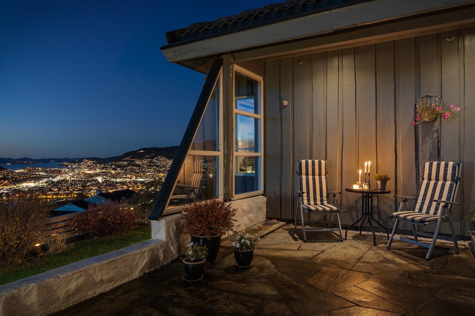 Utsikten er like fin på kveldstid Galleribilde