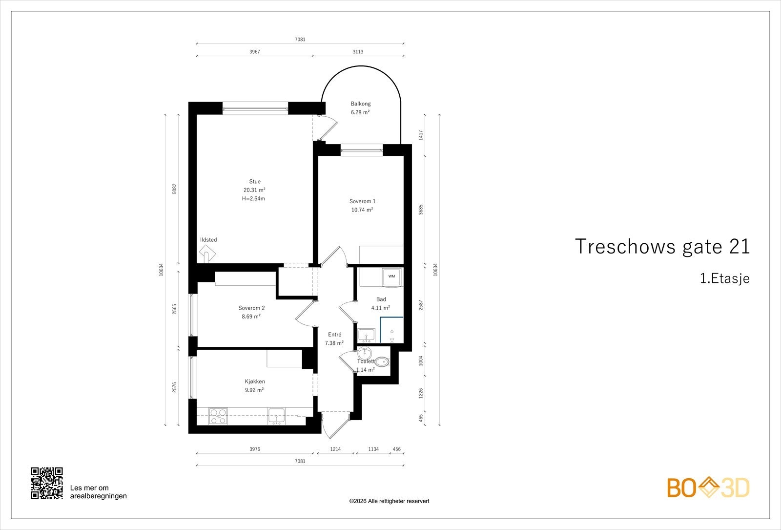 Plantegning (Avvik kan forekomme) Galleribilde