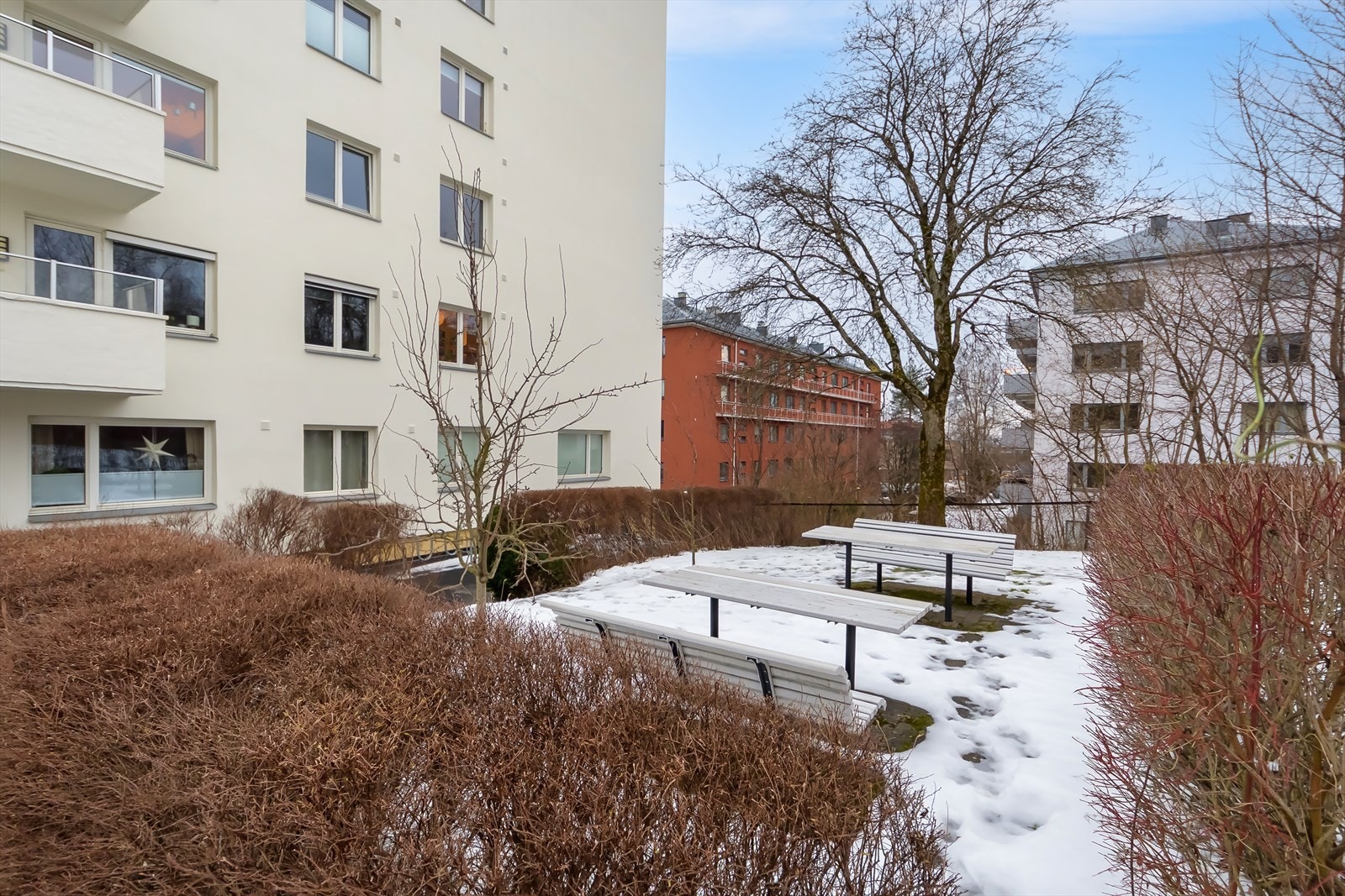 Treschowsgata Borettslag består av 60 andelsleiligheter. Det er fellesvaskeri i borettslaget. Galleribilde