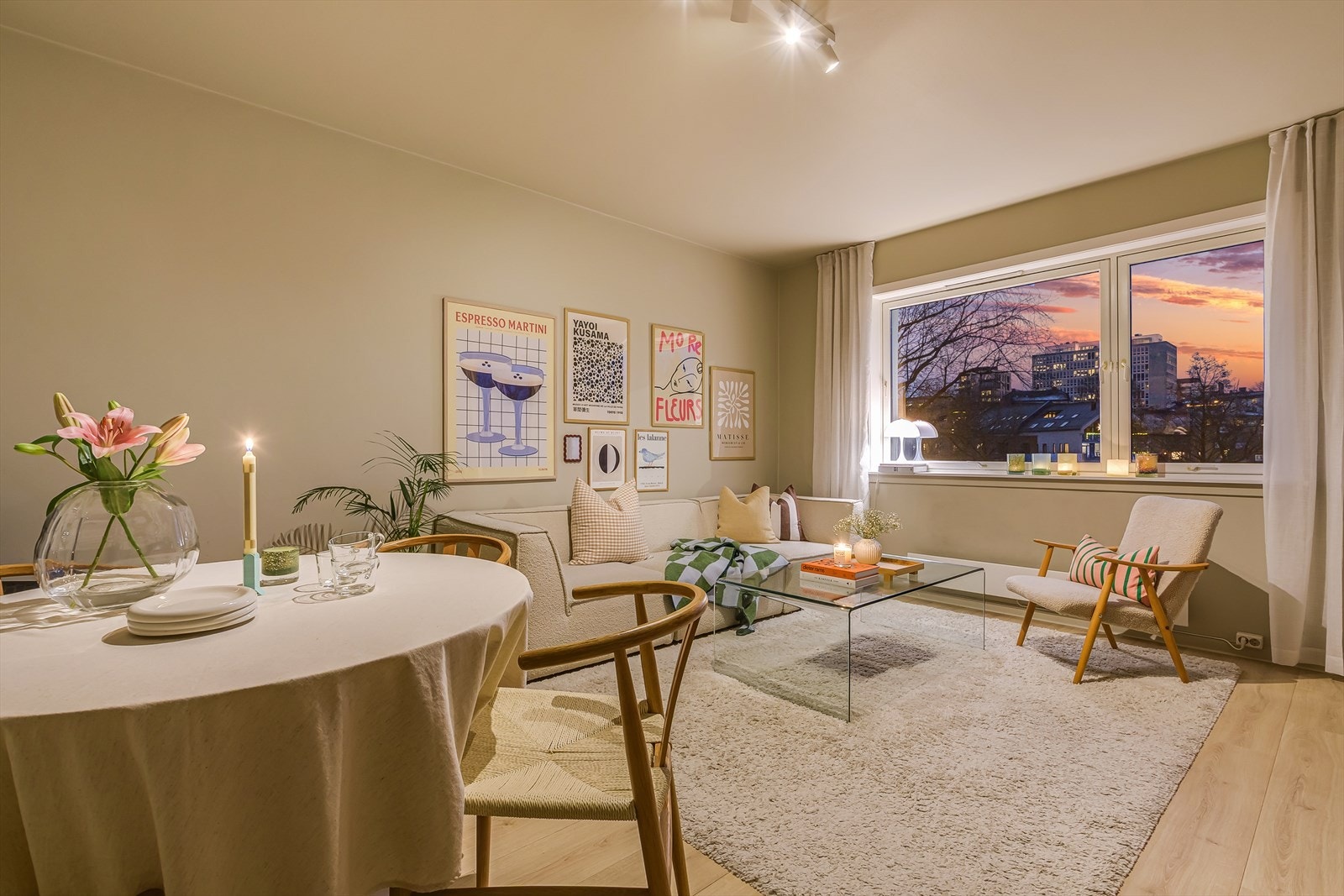 Kveldsstemning Galleribilde