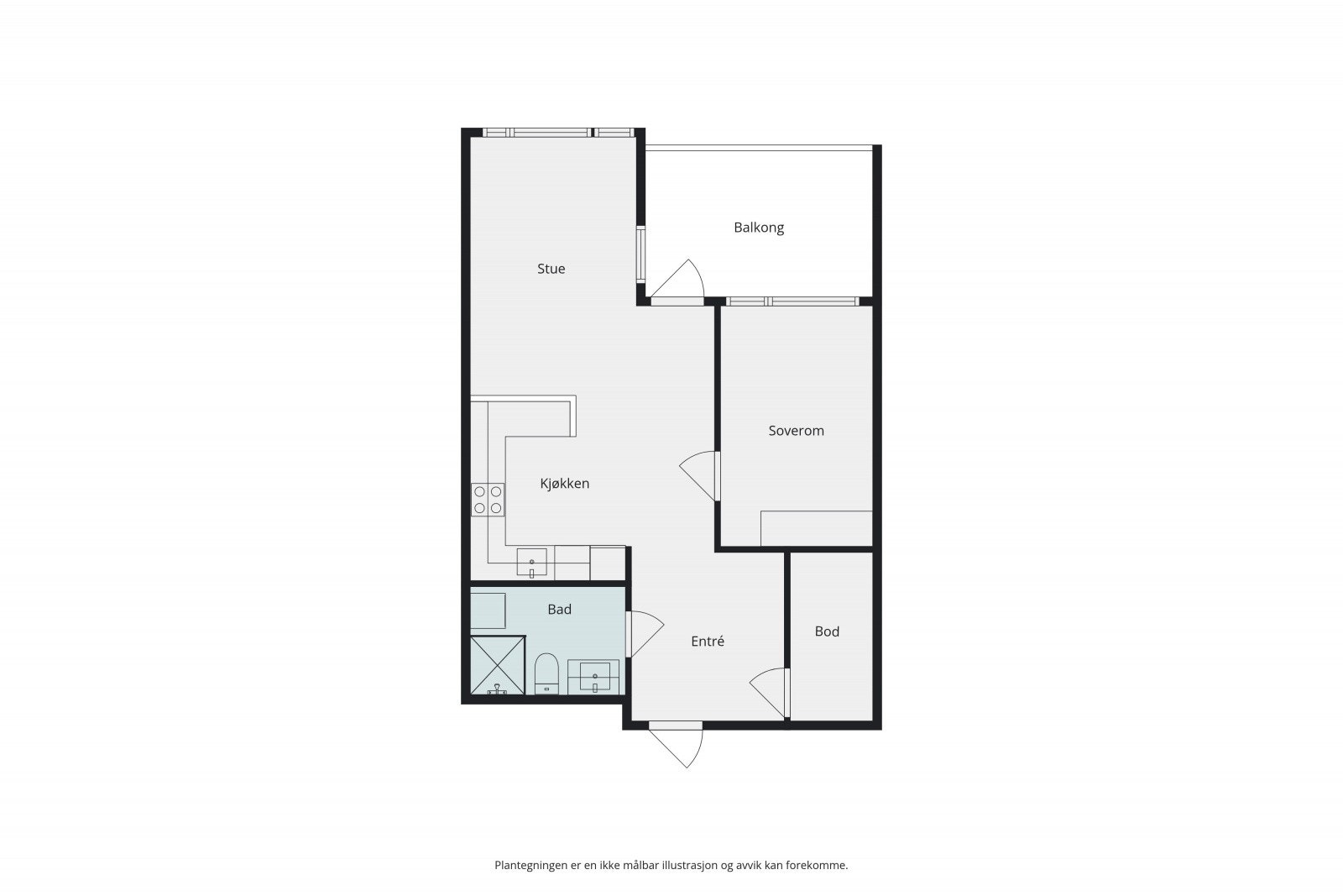 Plantegning. Galleribilde