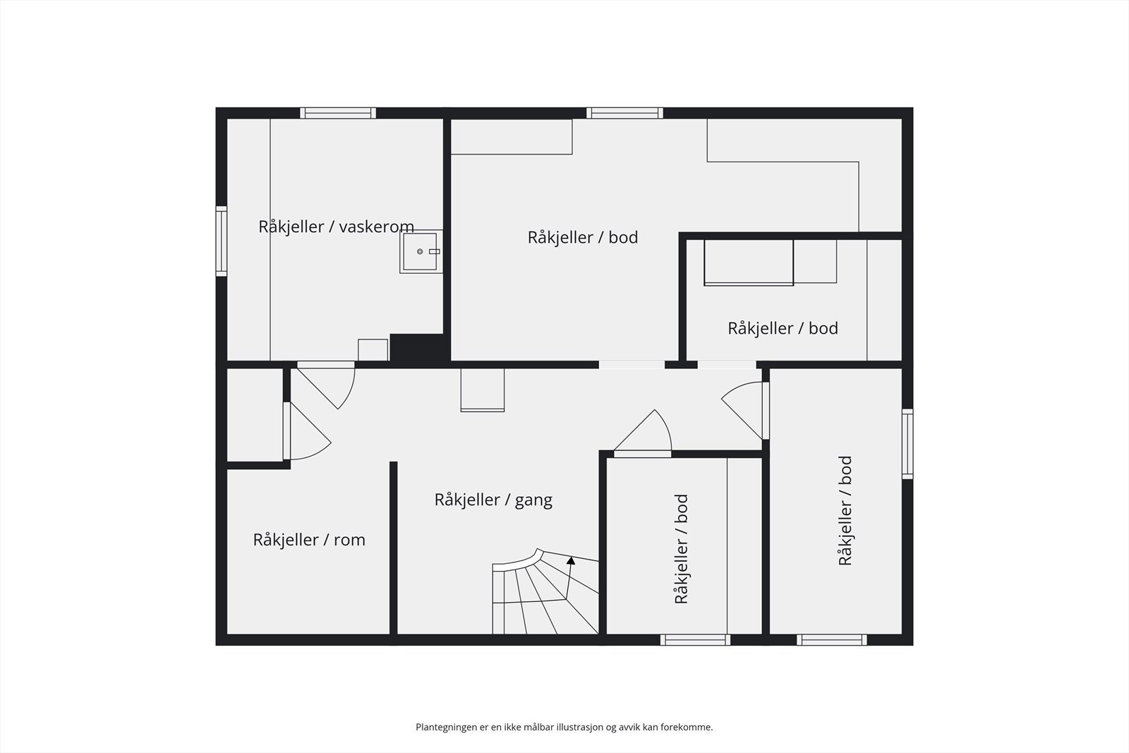 Plantegning U.etg Galleribilde