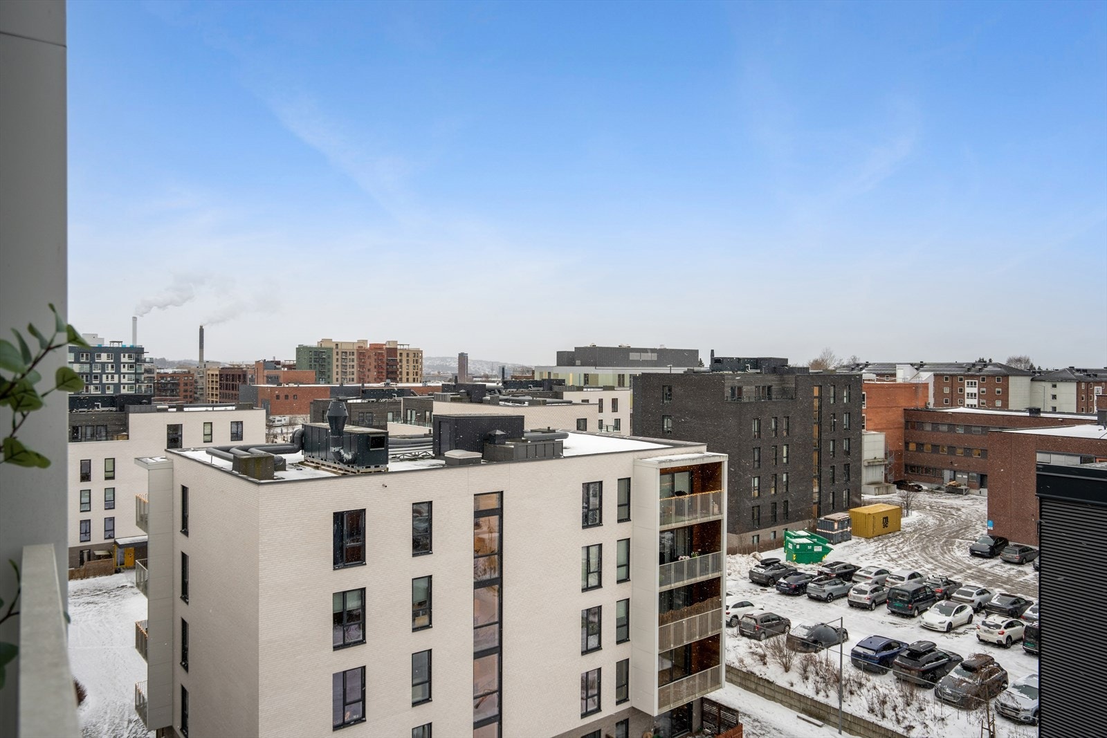 Utsikt fra balkongen Galleribilde