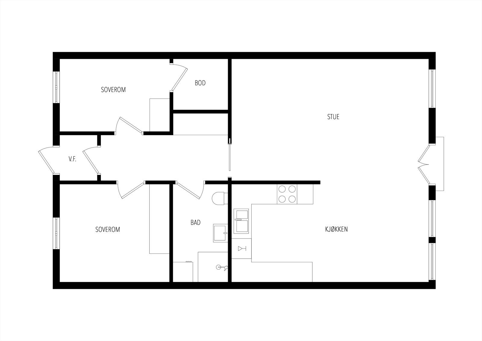 Plantegning. Galleribilde