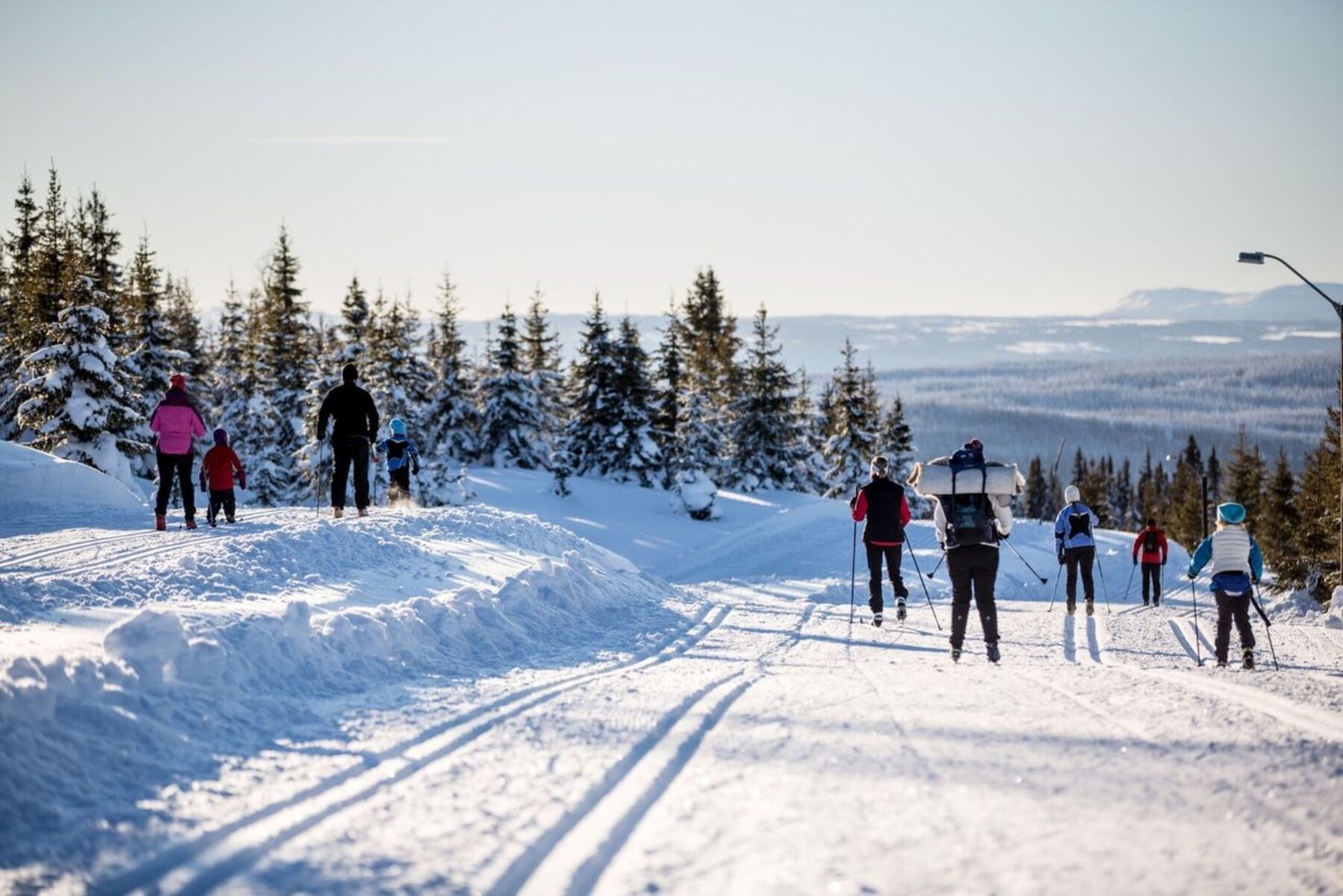 Hafjell byr på flotte langrennsløyper som er knyttet sammen med Nordseter og Sjusjøen Galleribilde