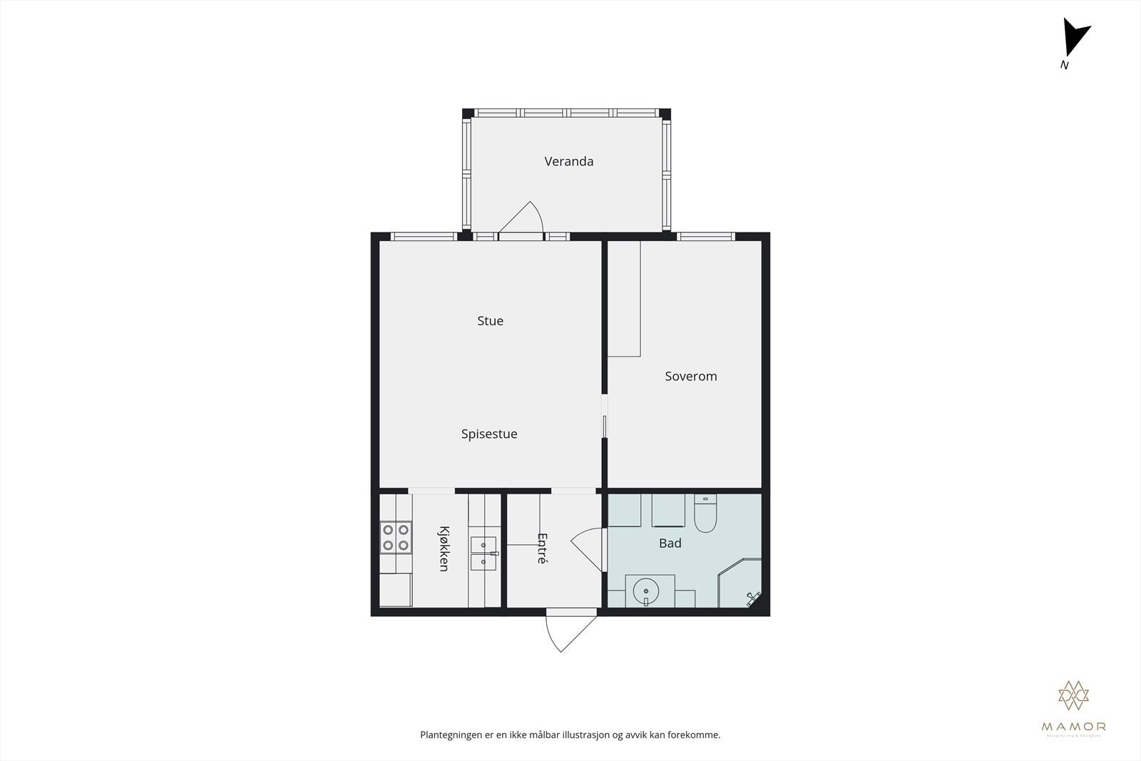 Plantegning Galleribilde