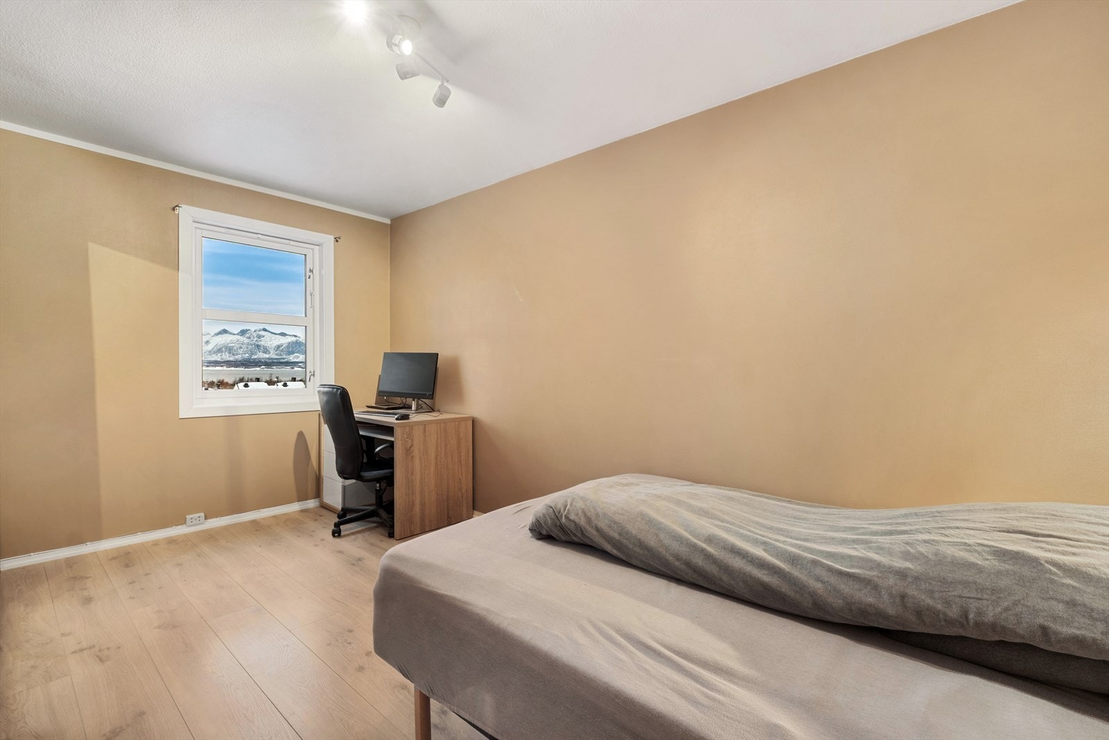 Rommet har en rolig beliggenhet og gode lysforhold Galleribilde