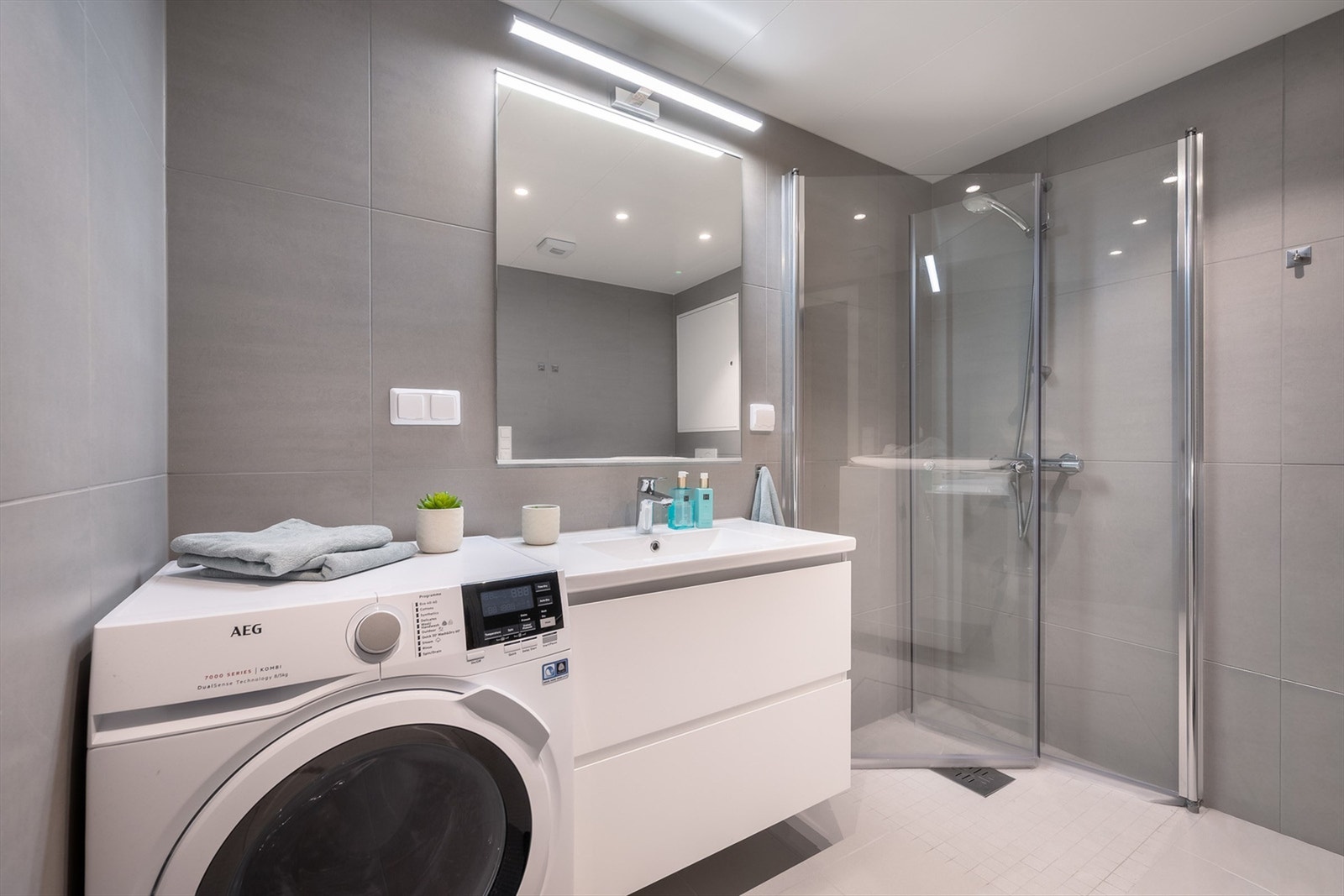 Lekkert bad fra byggeår 2024. Galleribilde