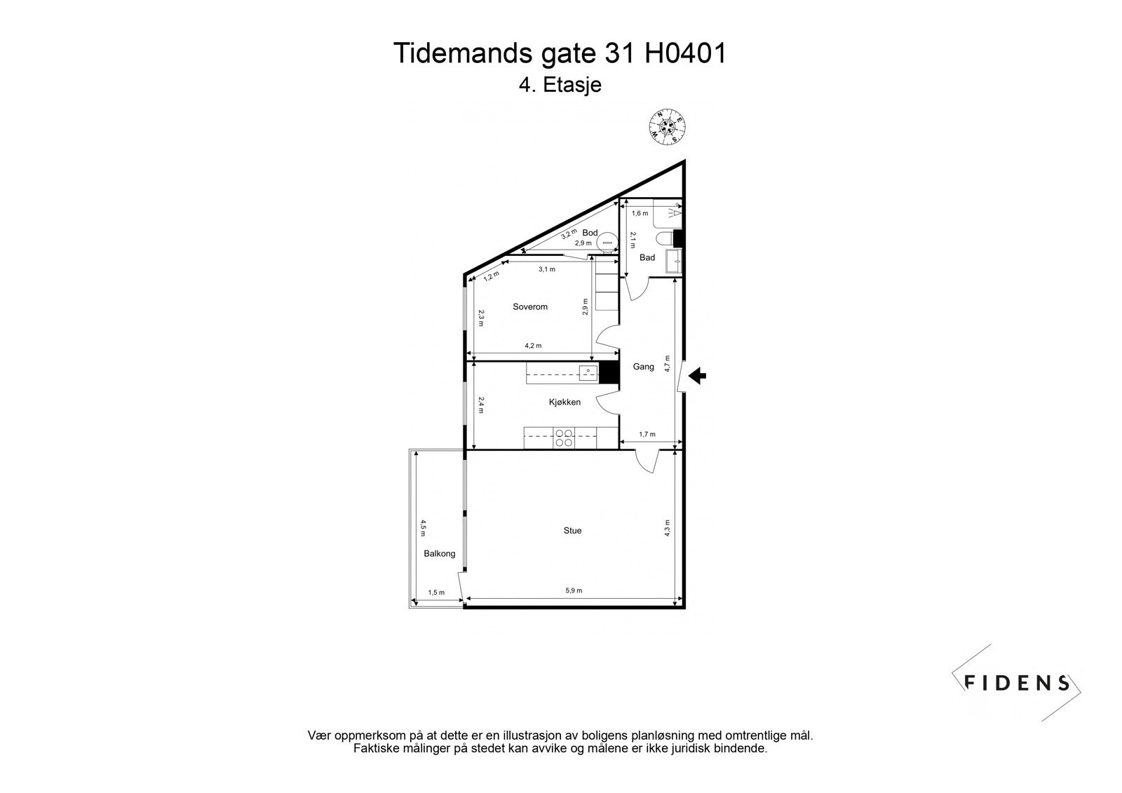 fidens_planskisse_tidemands_gate_31_h0401_-_4._etasje Galleribilde