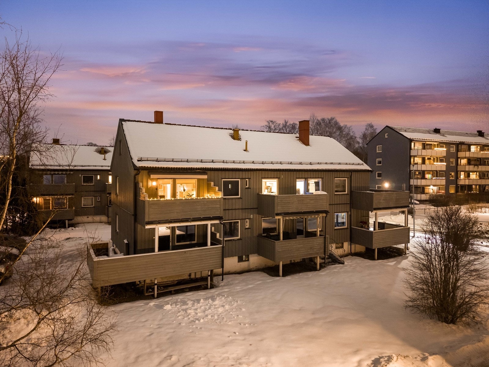 Her bor man sentralt til i et hyggelig borettslag! Galleribilde