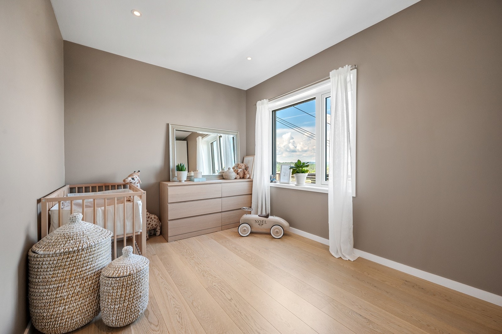 Det tredje soverommet vender ut mot den fantastiske utsikten Galleribilde