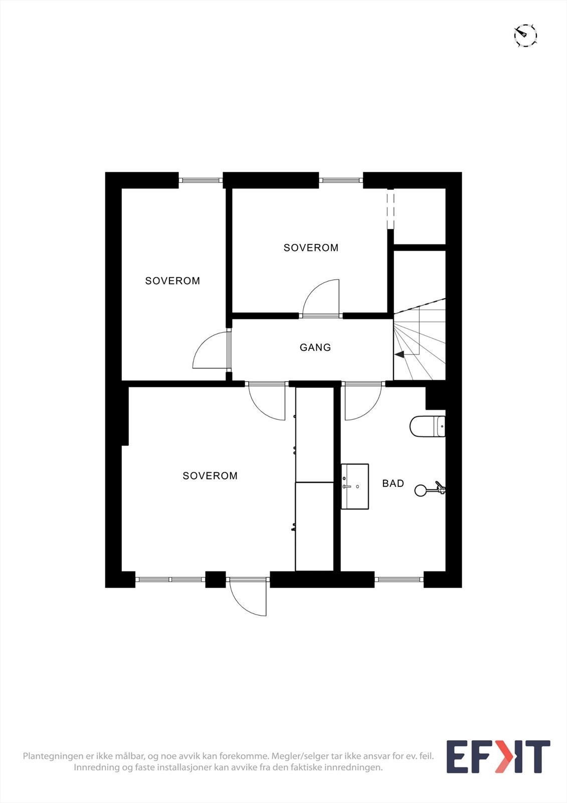 Plantegninger 2.etasje Galleribilde