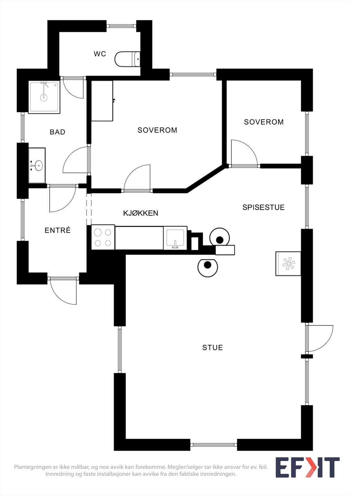 Plantegning Galleribilde