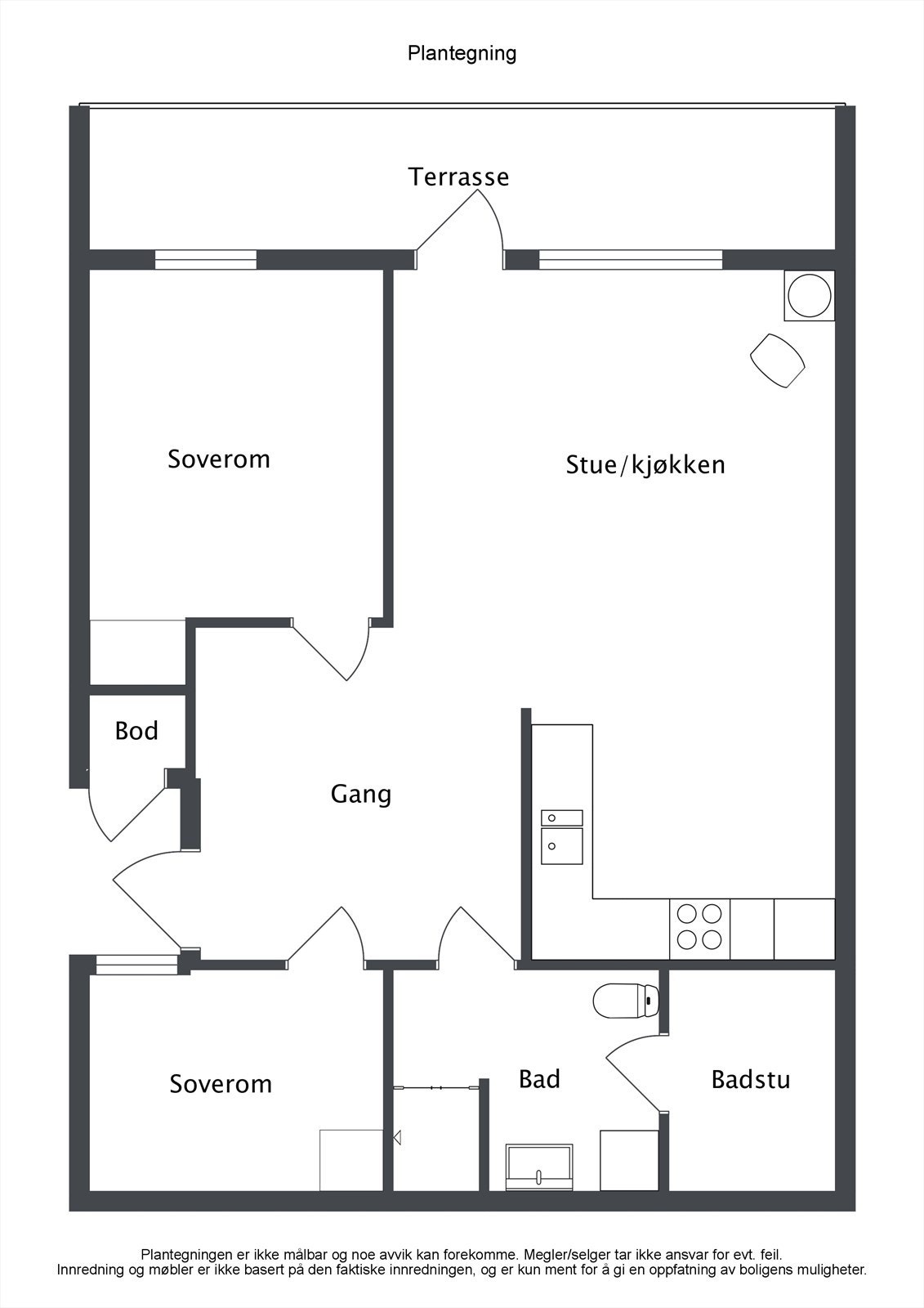 Plantegning. Galleribilde