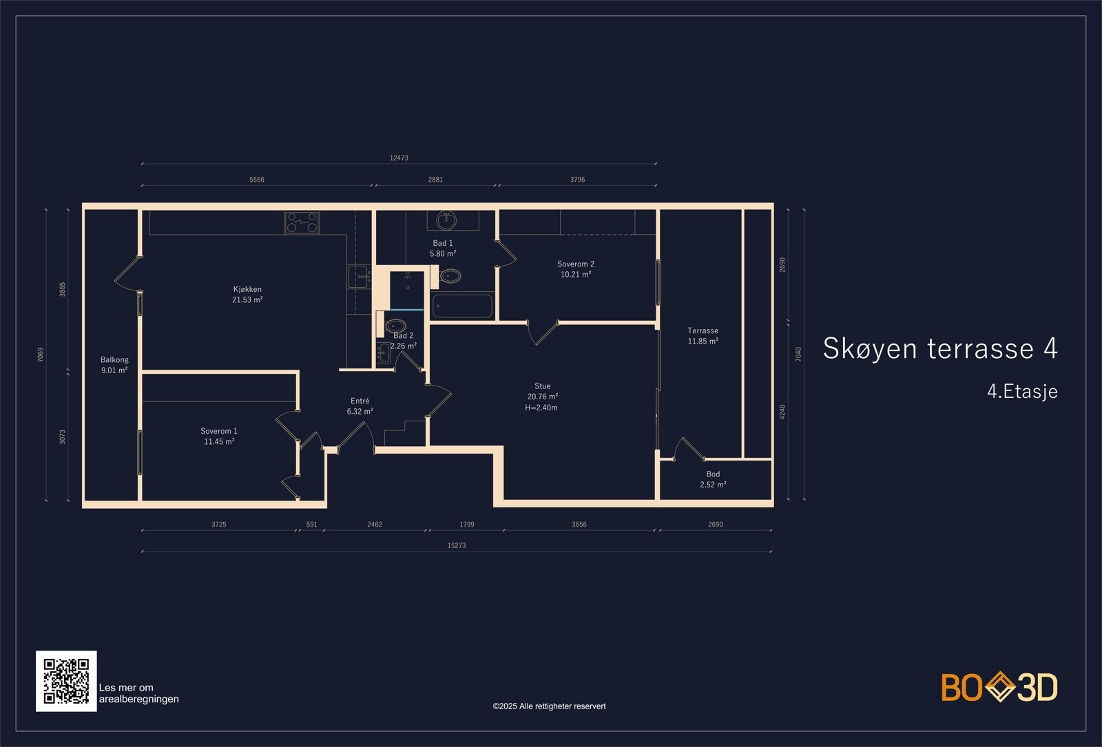 Plantegning Galleribilde