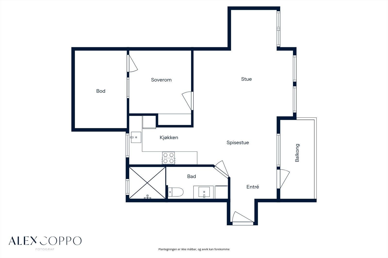 Plantegning Galleribilde