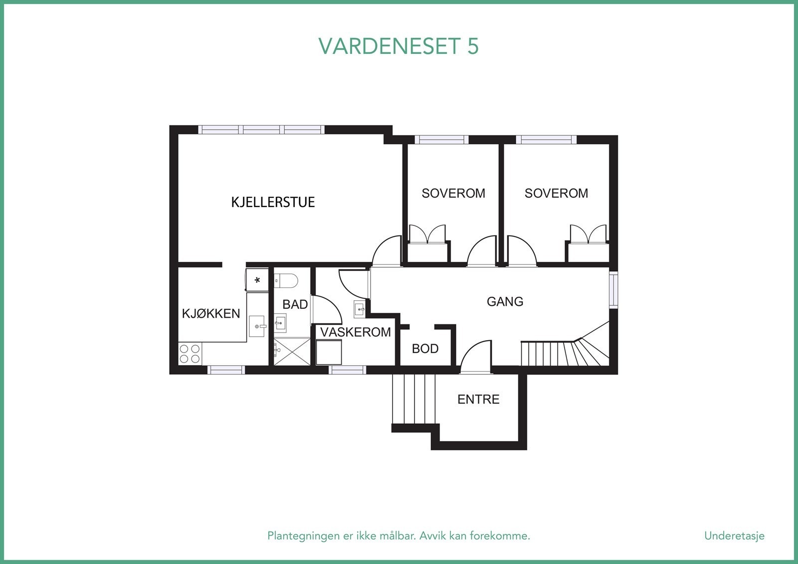 Plantegning kjeller Galleribilde