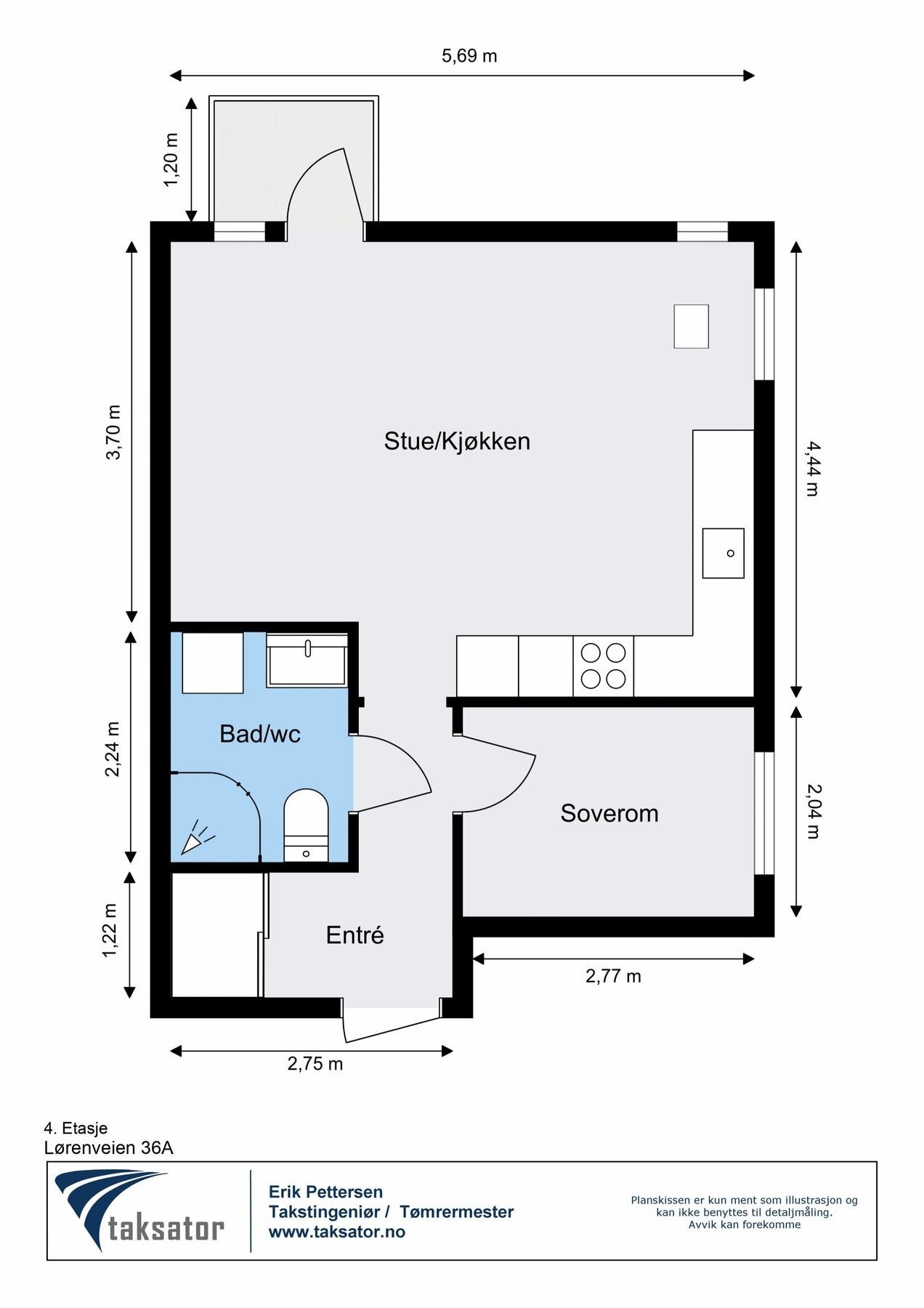 Plantegning. Galleribilde