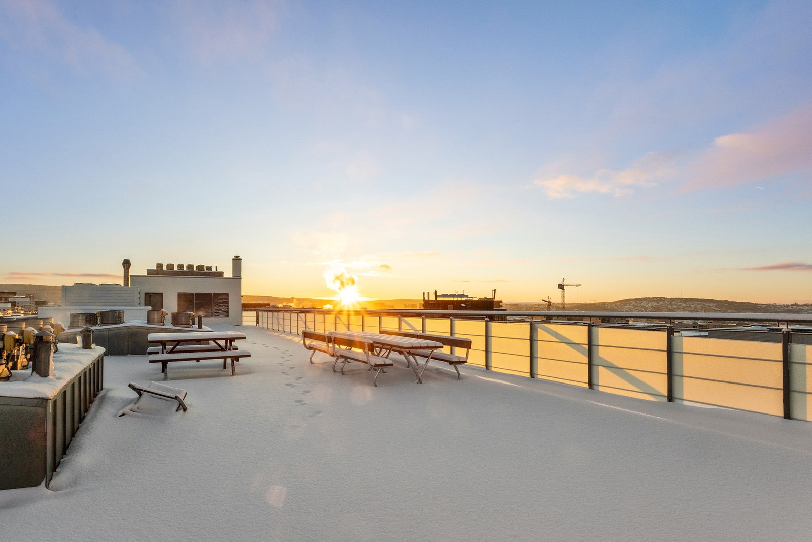 Sameiet har en flott, felles takterrasse. Galleribilde