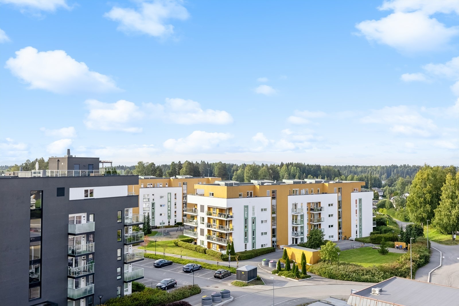 Utsikt balkong Galleribilde