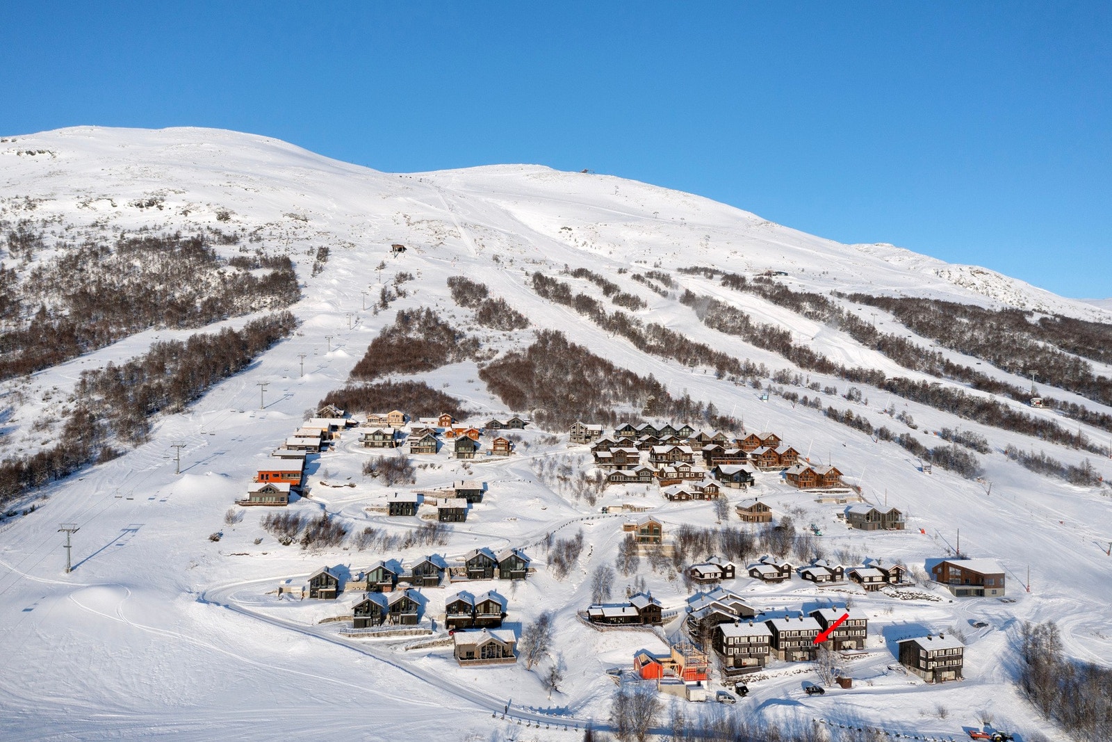 Leiligheten har en populært og ettertraktet beliggenhet i Vangslia. Galleribilde