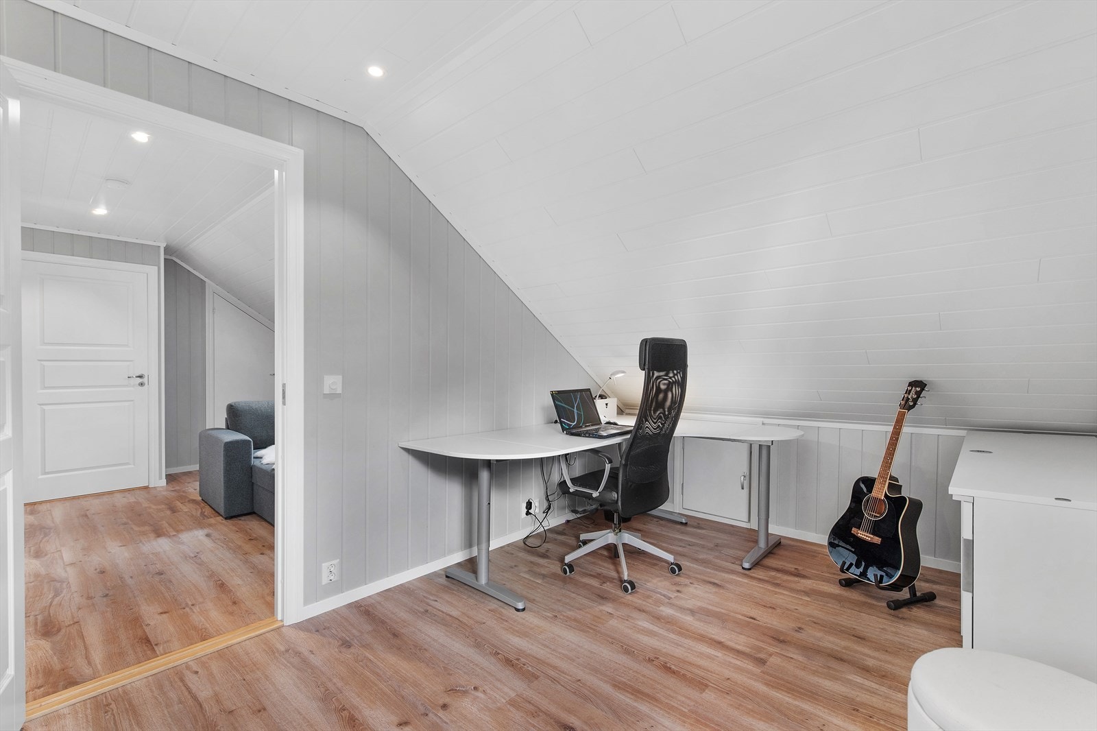 Soverommet har også god plass til hjemmekontor. Galleribilde