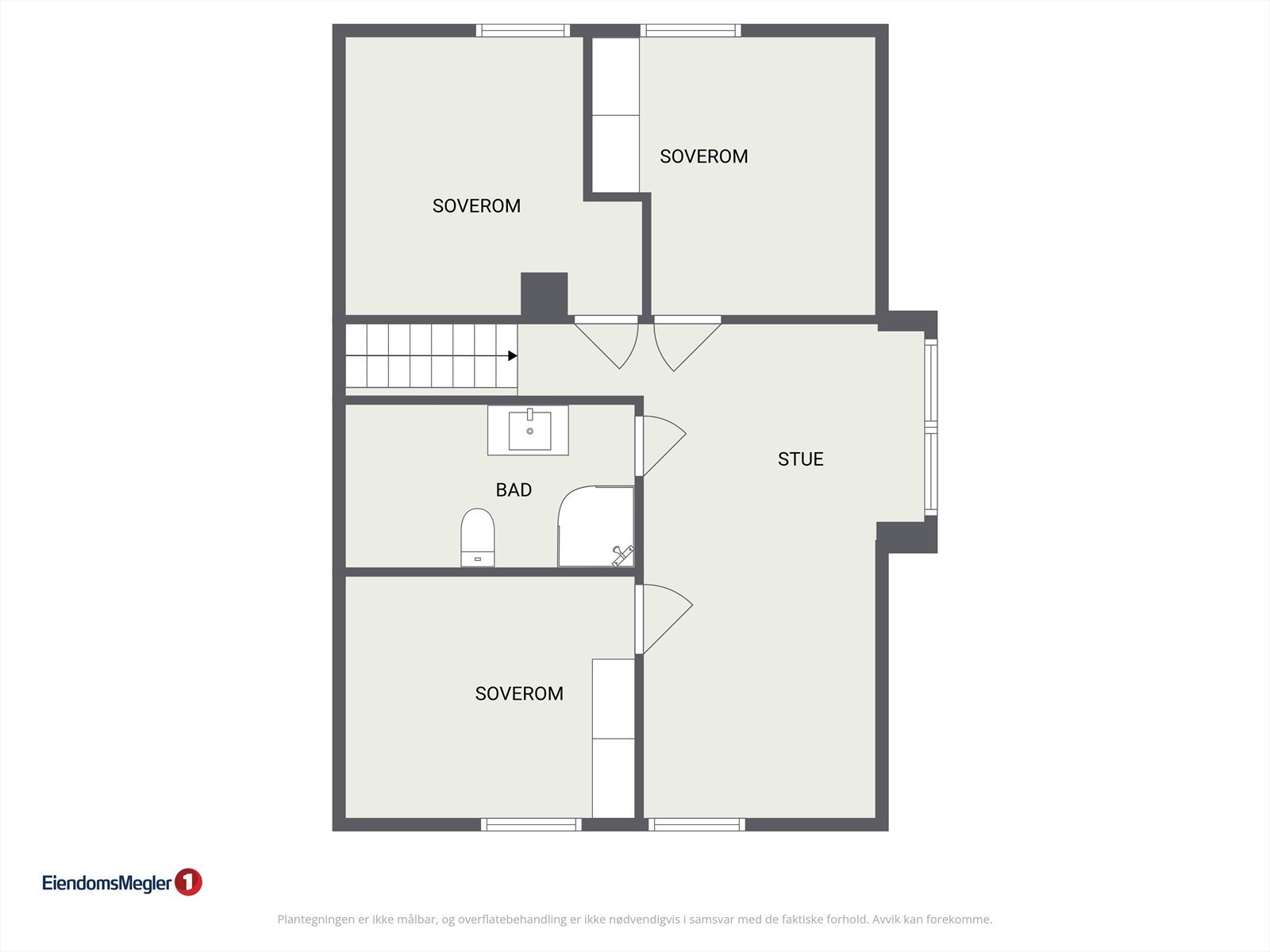 Plantegning 2. etasje Galleribilde