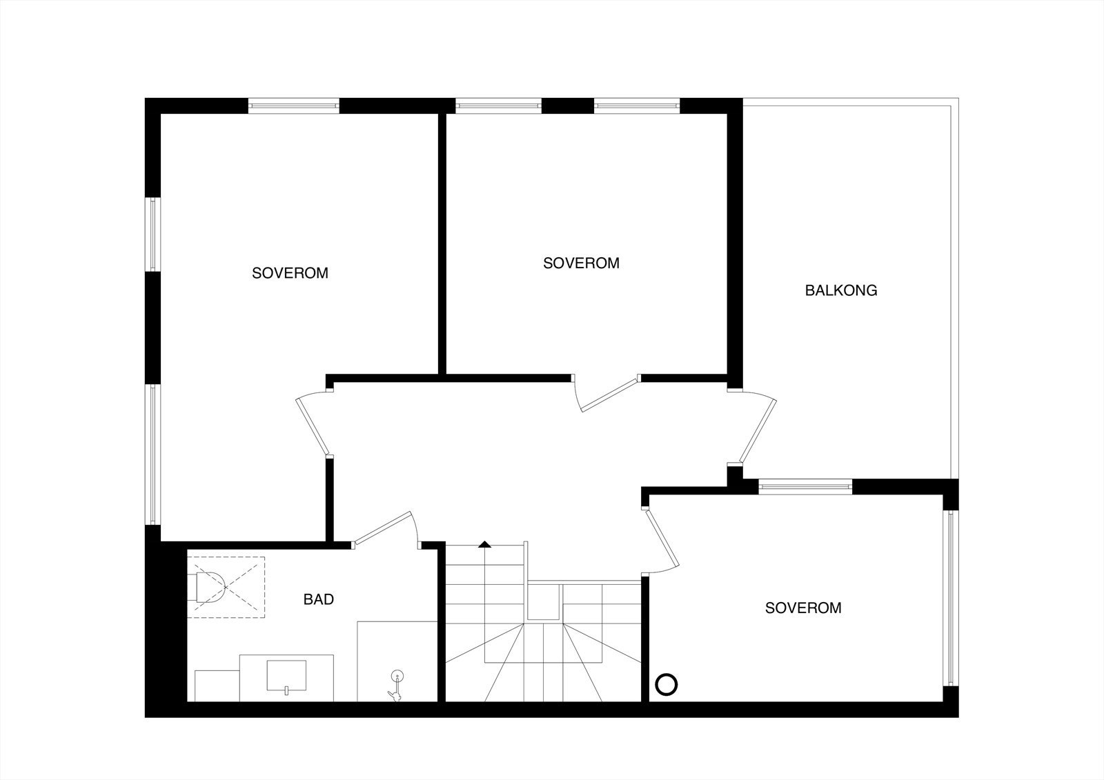Plantegning 2.etasje Galleribilde