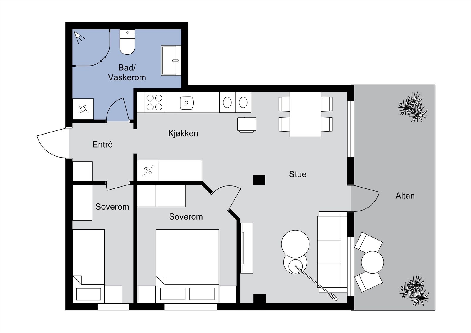 Plantegning Galleribilde