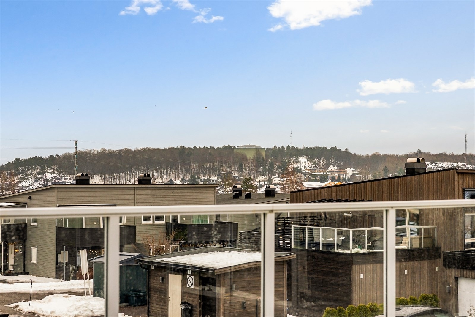 Utsyn fra terrasse Galleribilde