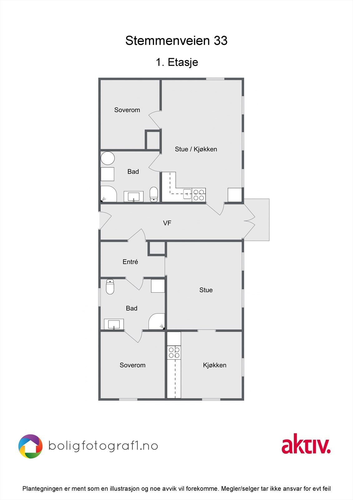 Plantegning Galleribilde