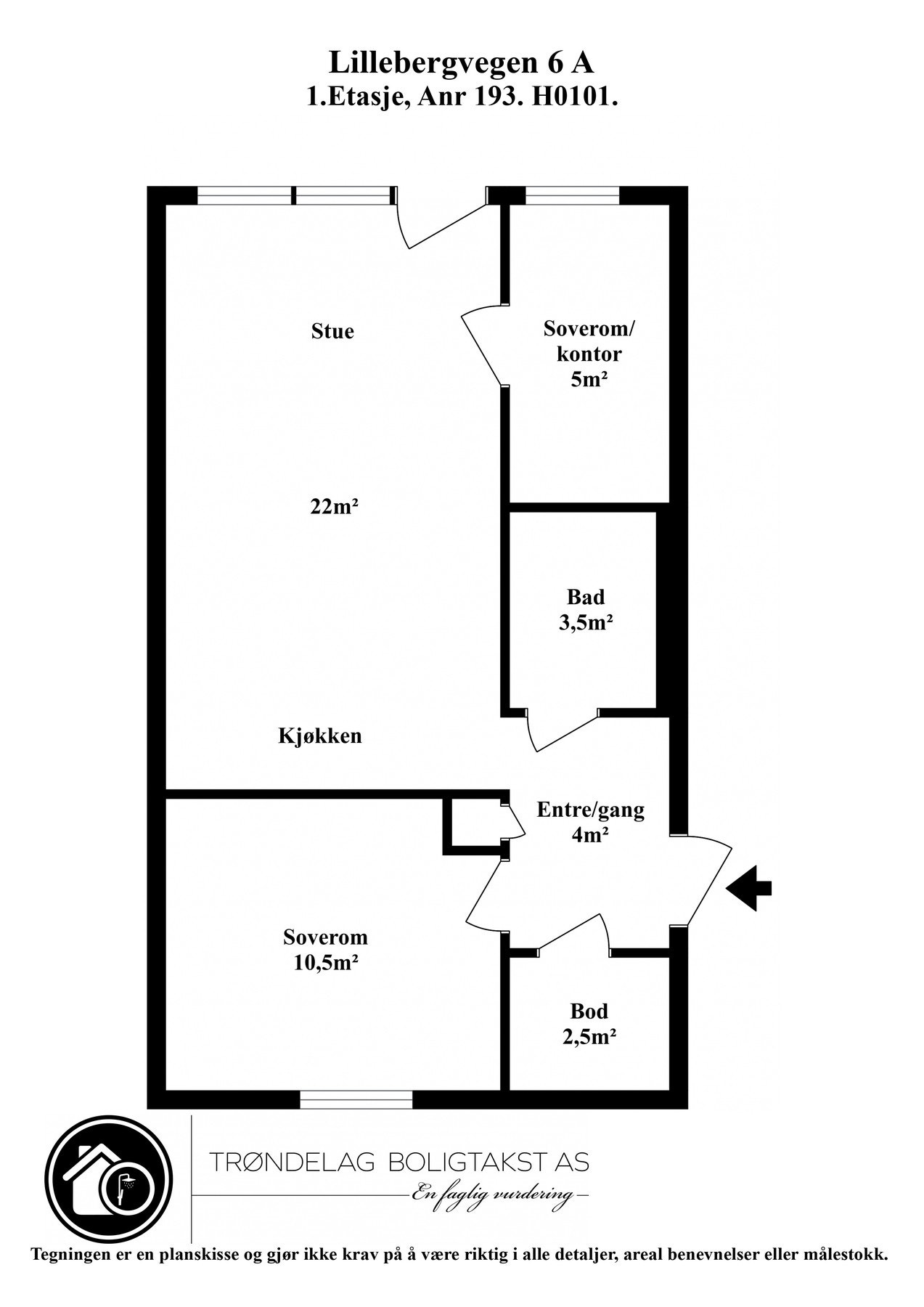 Planskisse. Galleribilde