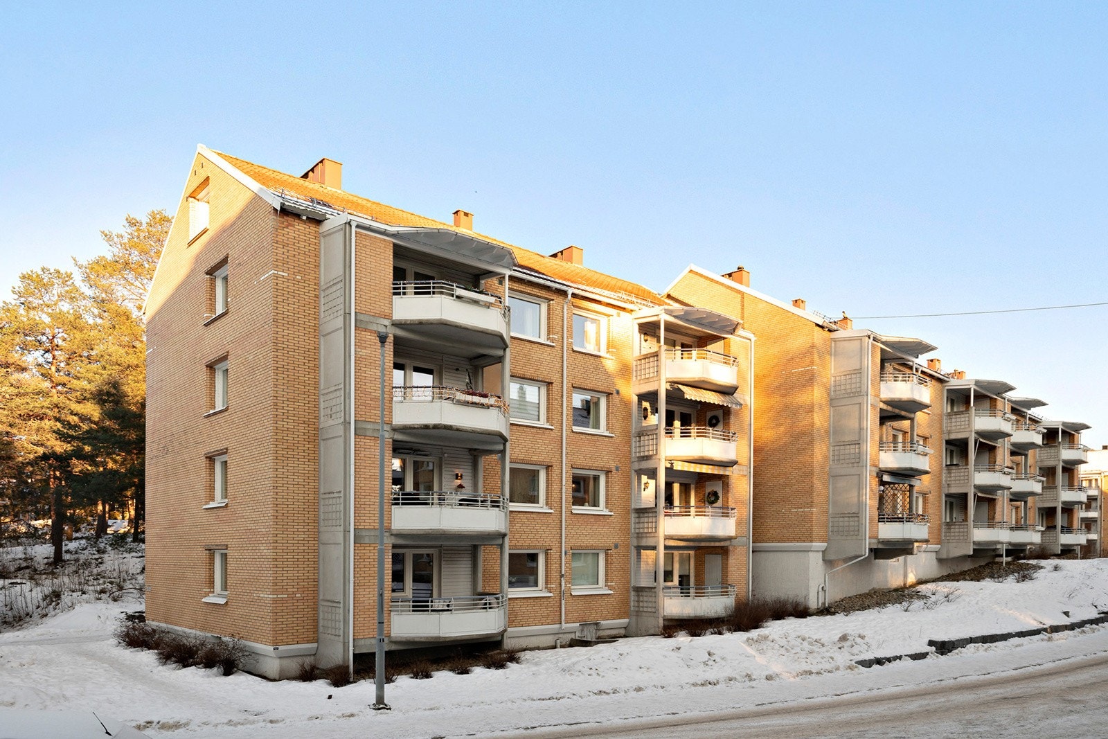 Byggets fasade. Galleribilde