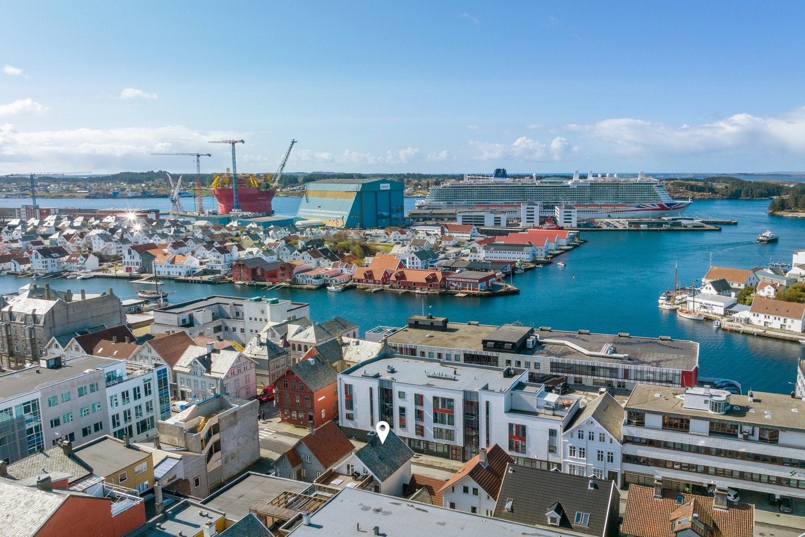 Sentral beliggenhet i Haugesund sentrum Galleribilde