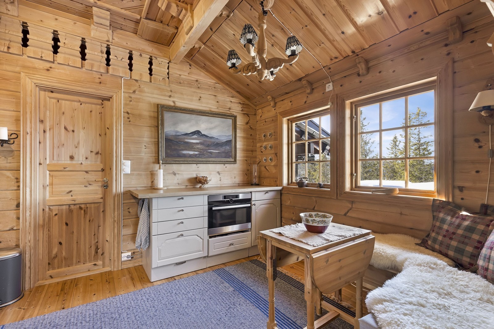 Denne delen av kjøkkeninnredningen er ny Galleribilde